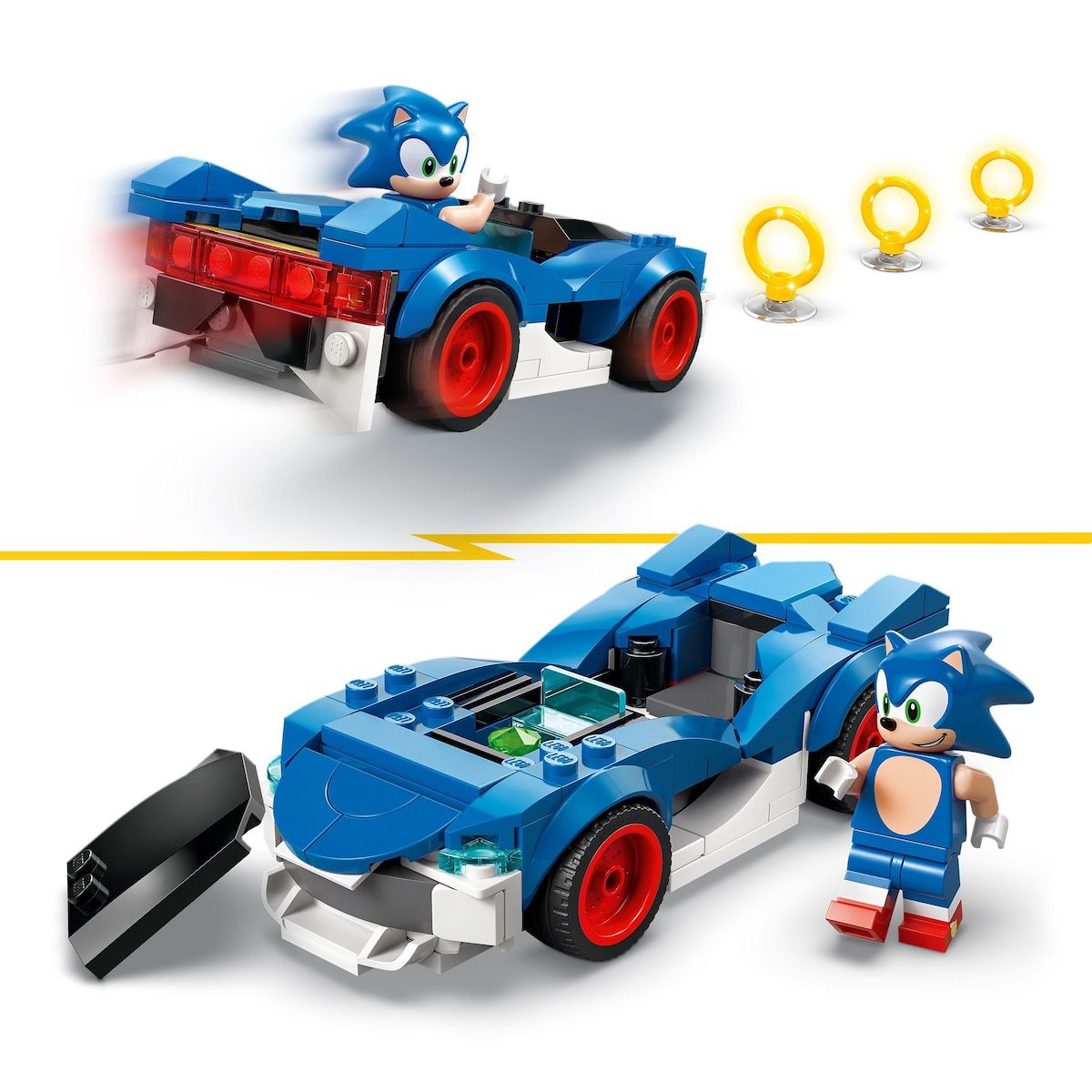LEGO Sonic 77117 - Sonic : le Bolide Ultra-Rapide