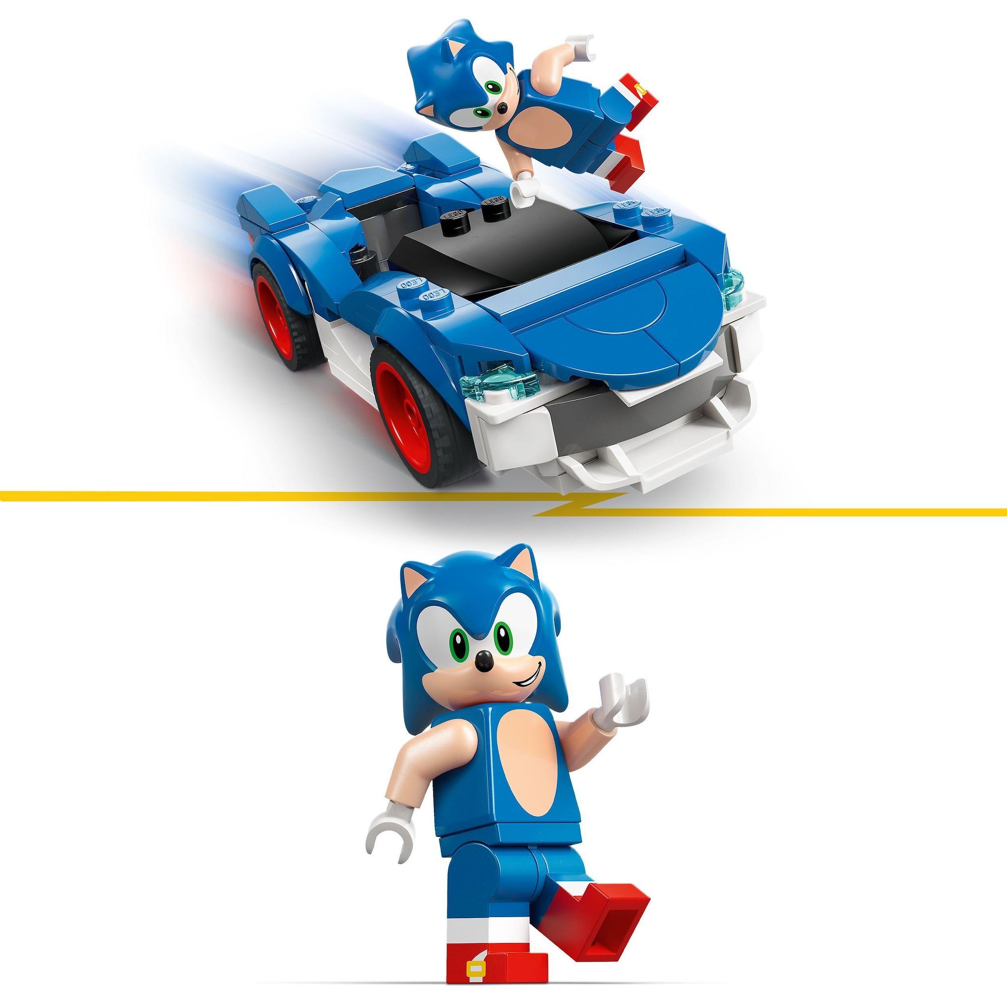 Voir la diapositive 5 : LEGO Sonic 77117 - Sonic : le Bolide Ultra-Rapide