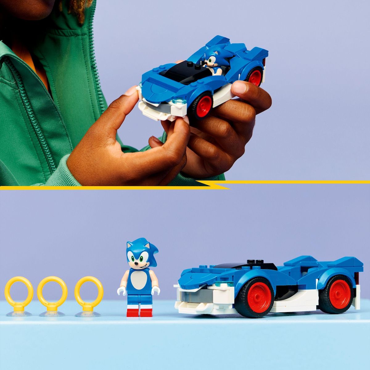 LEGO Sonic 77117 - Sonic : le Bolide Ultra-Rapide