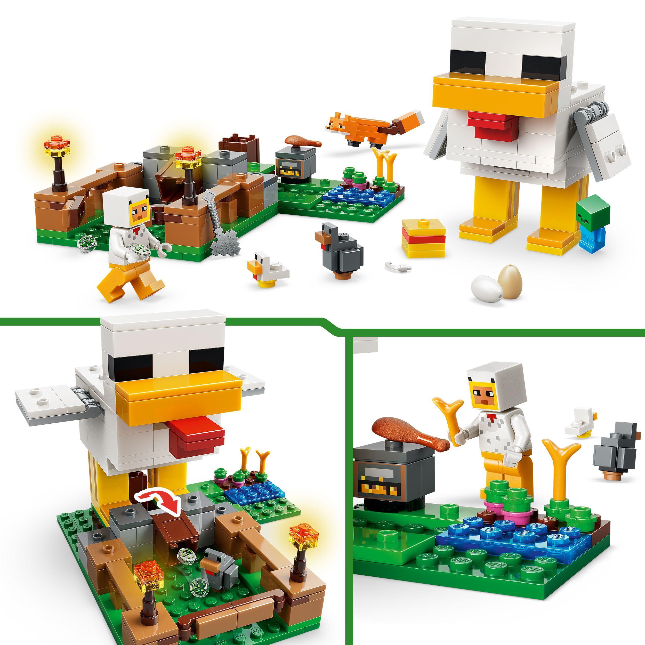 Voir la diapositive 4 : LEGO Minecraft 21585 La Ferme à Poulet - Jouet de Construction Fille ou Garçon dès 7 ans