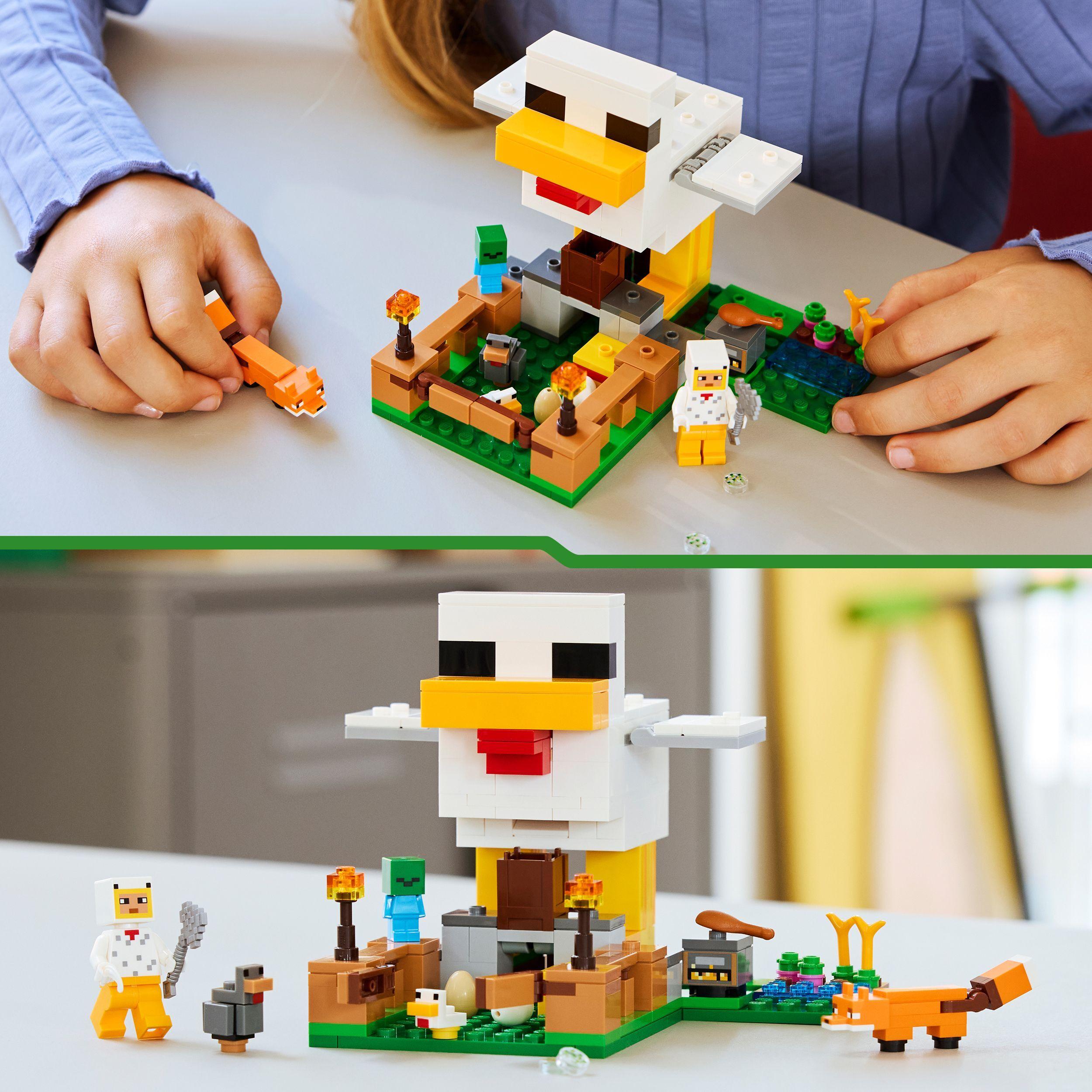 Voir la diapositive 6 : LEGO Minecraft 21585 La Ferme à Poulet - Jouet de Construction Fille ou Garçon dès 7 ans