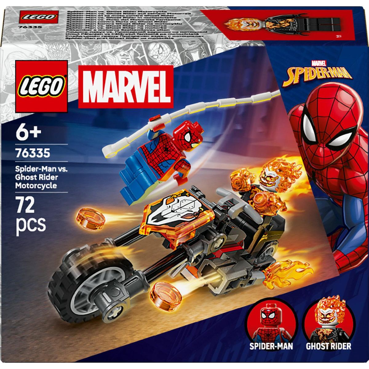 LEGO Marvel 76335 - Spider-Man et sa Moto contre Ghost Rider