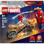 LEGO Marvel 76335 - Spider-Man et sa Moto contre Ghost Rider