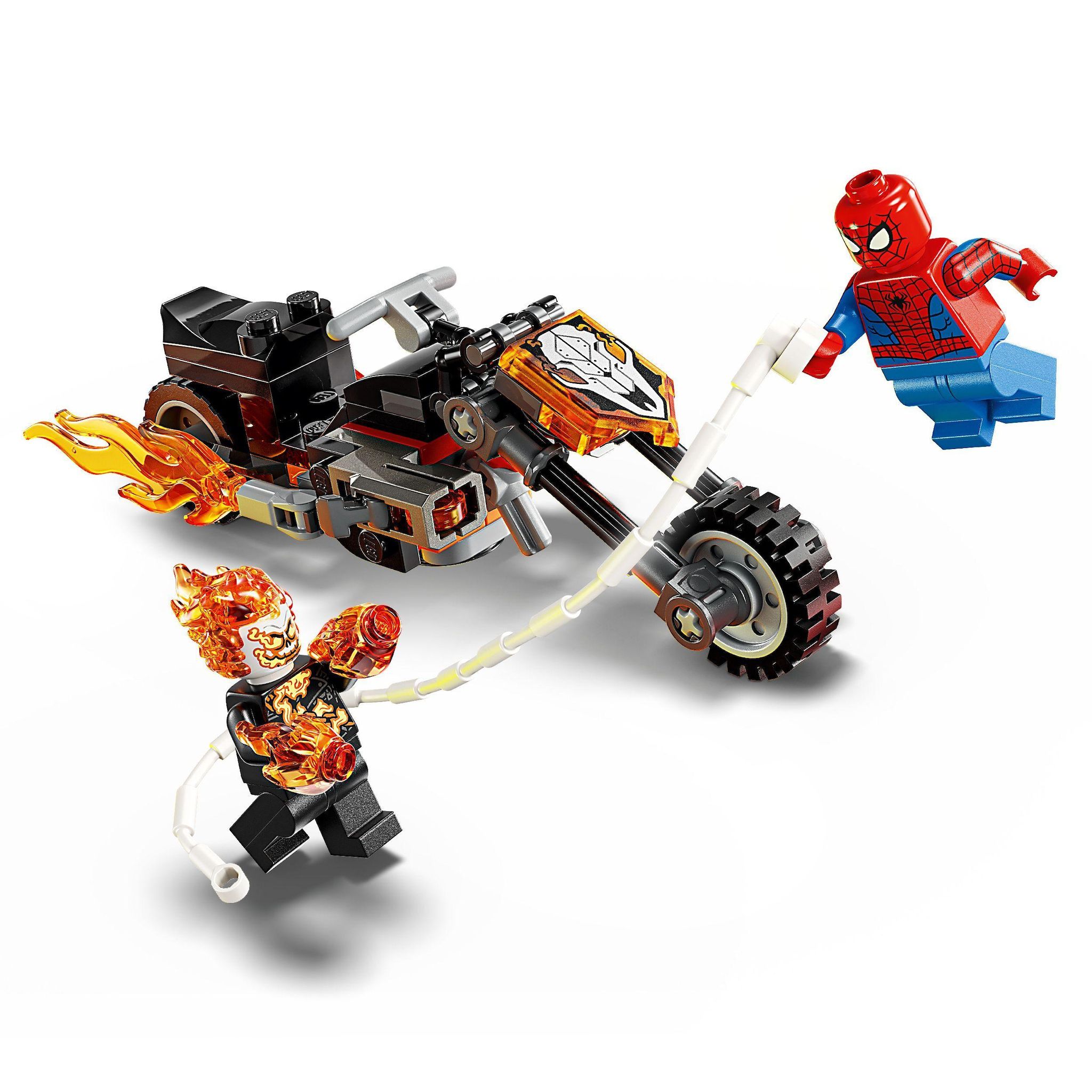 Voir la diapositive 4 : LEGO Marvel 76335 - Spider-Man et sa Moto contre Ghost Rider