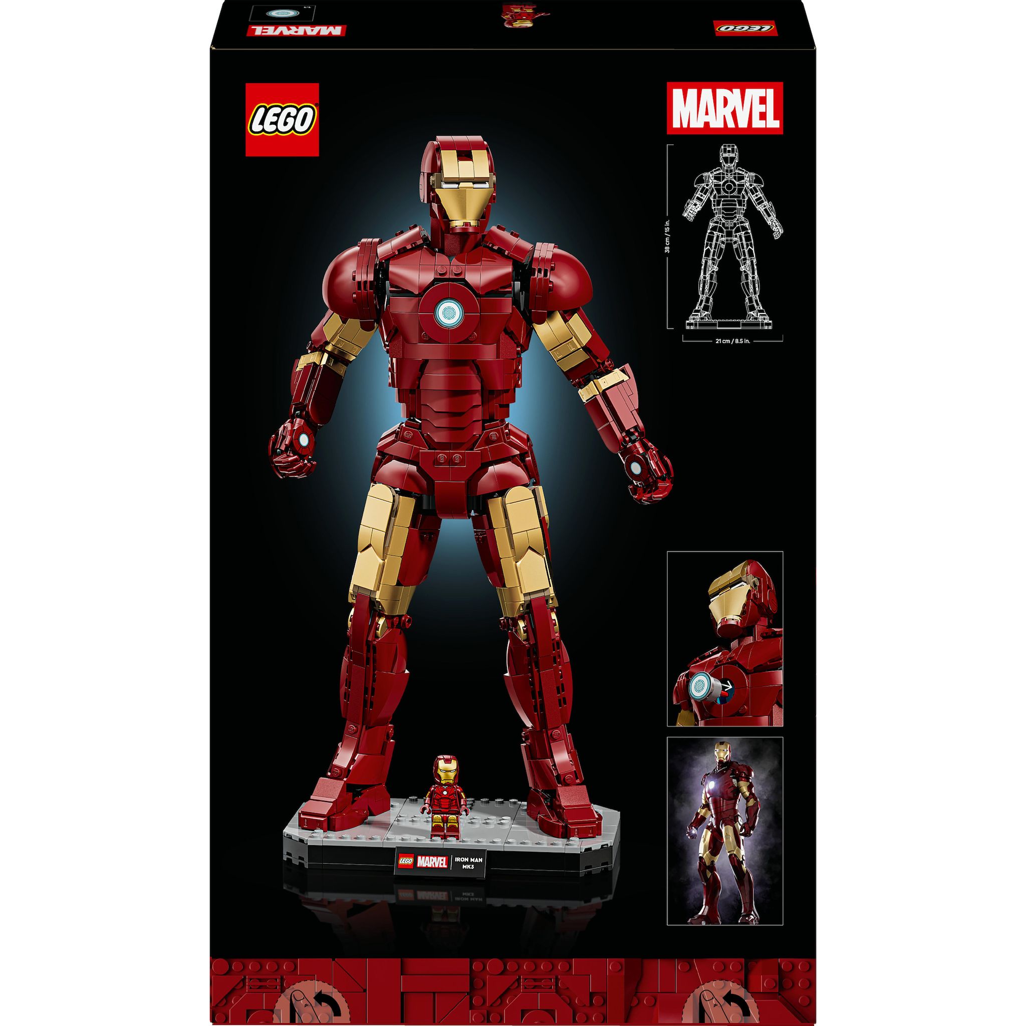 Voir la diapositive 8 : LEGO Marvel 76344 - Iron Man Mark 3 Édition Collector