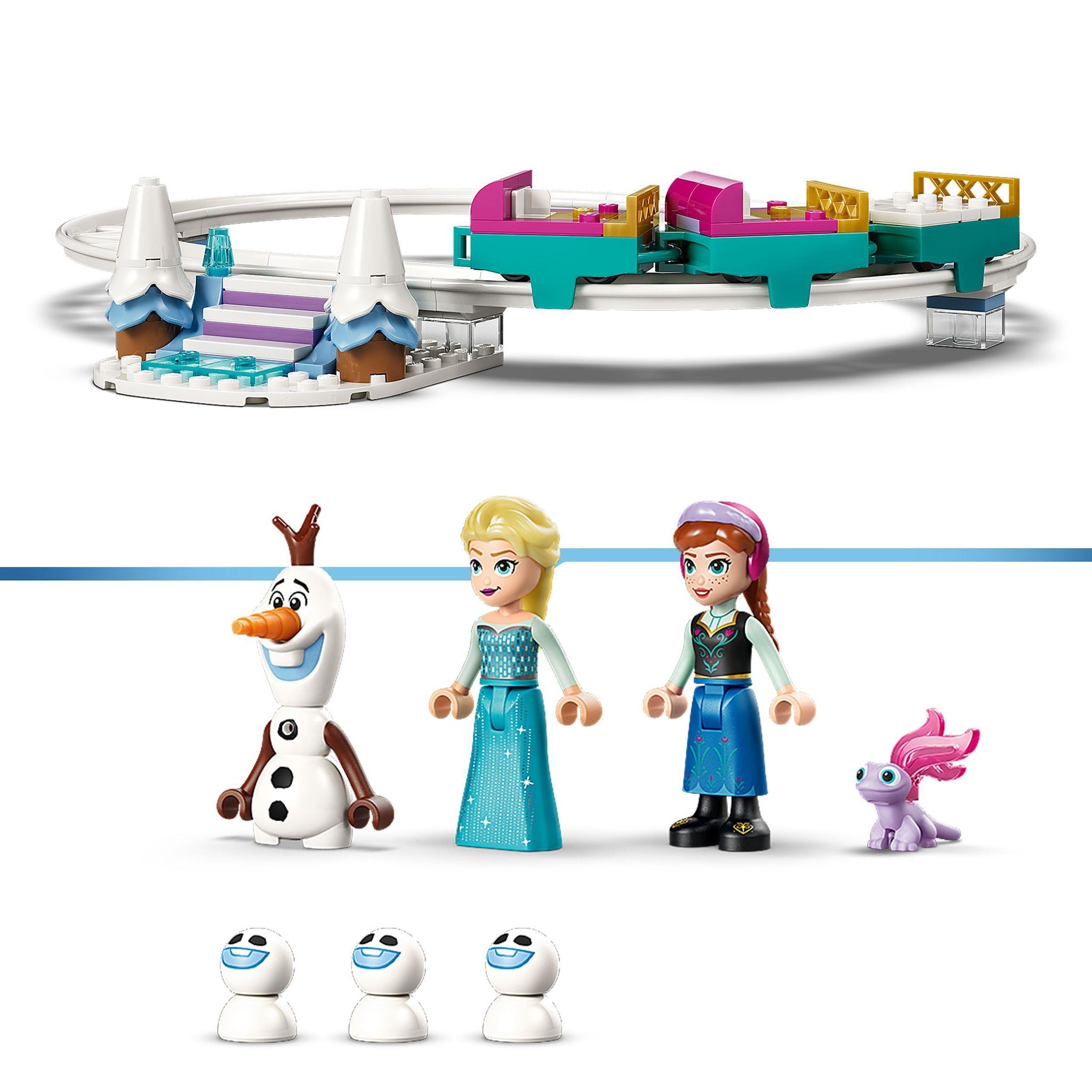 Voir la diapositive 5 : LEGO Disney 43281 - La chateau de glace et la piste enneigé d'Elsa