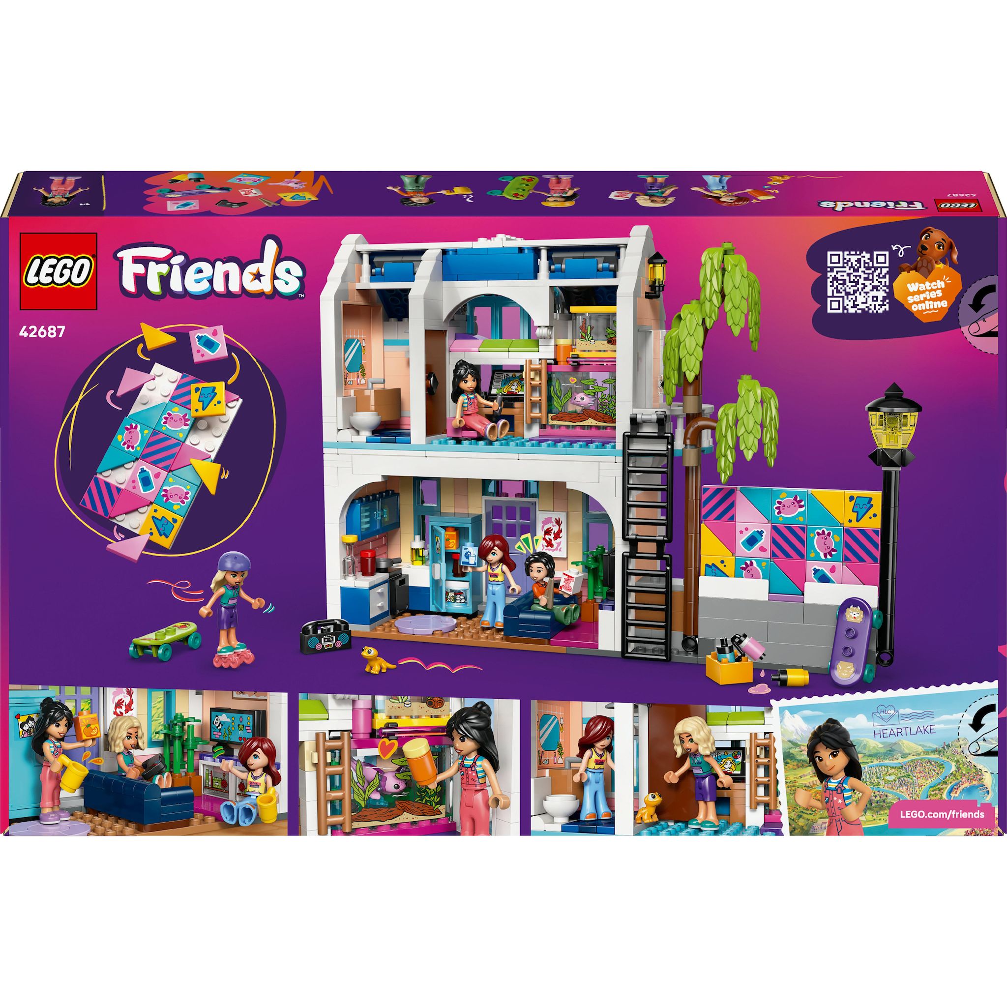 Voir la diapositive 8 : LEGO Friends 42687 - Maison de famille de Liann