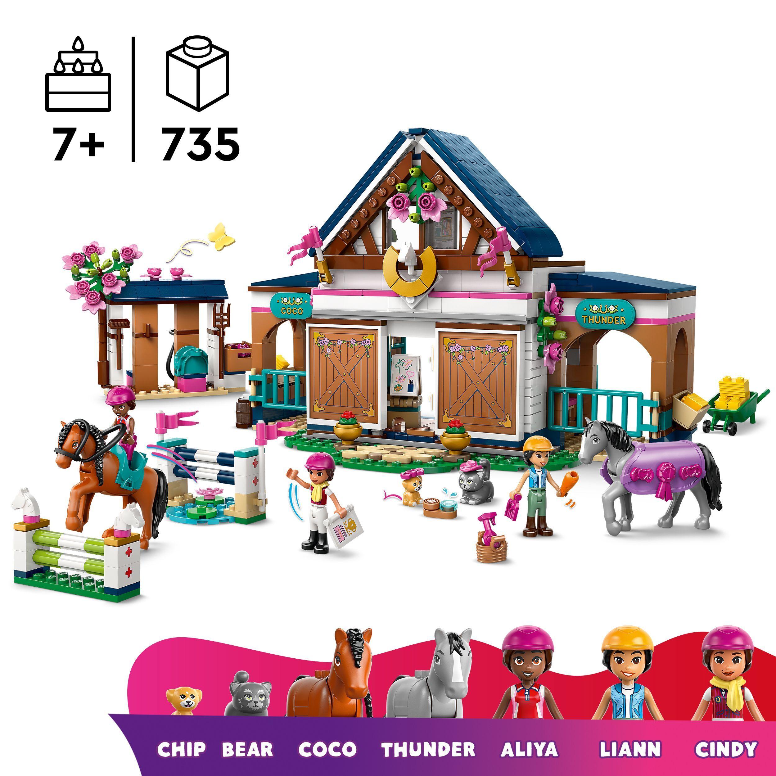Voir la diapositive 3 : LEGO Friends 42688 L’Écurie et l’École d’Équitation - Jouet de Construction dès 7 ans