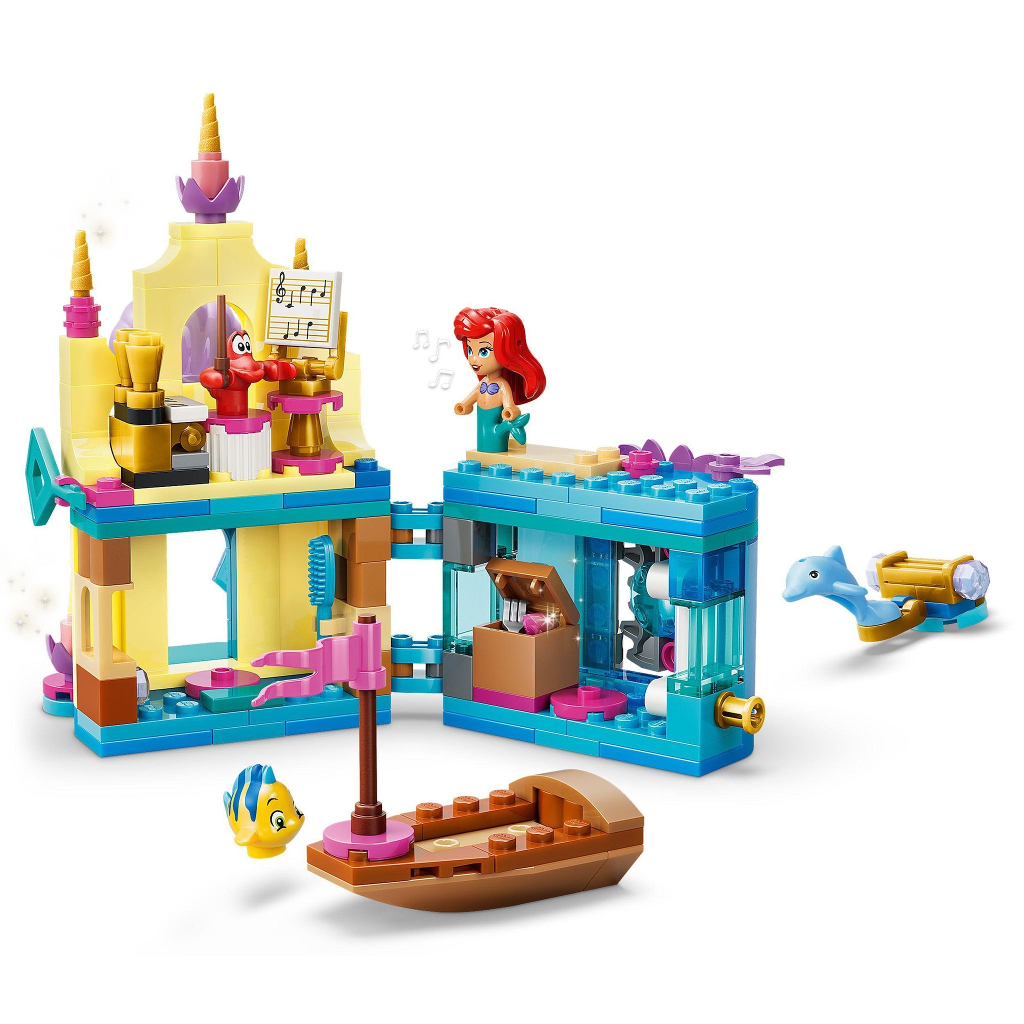 Voir la diapositive 4 : LEGO Disney 43285 - Le Palais Magique d’Ariel Miniature