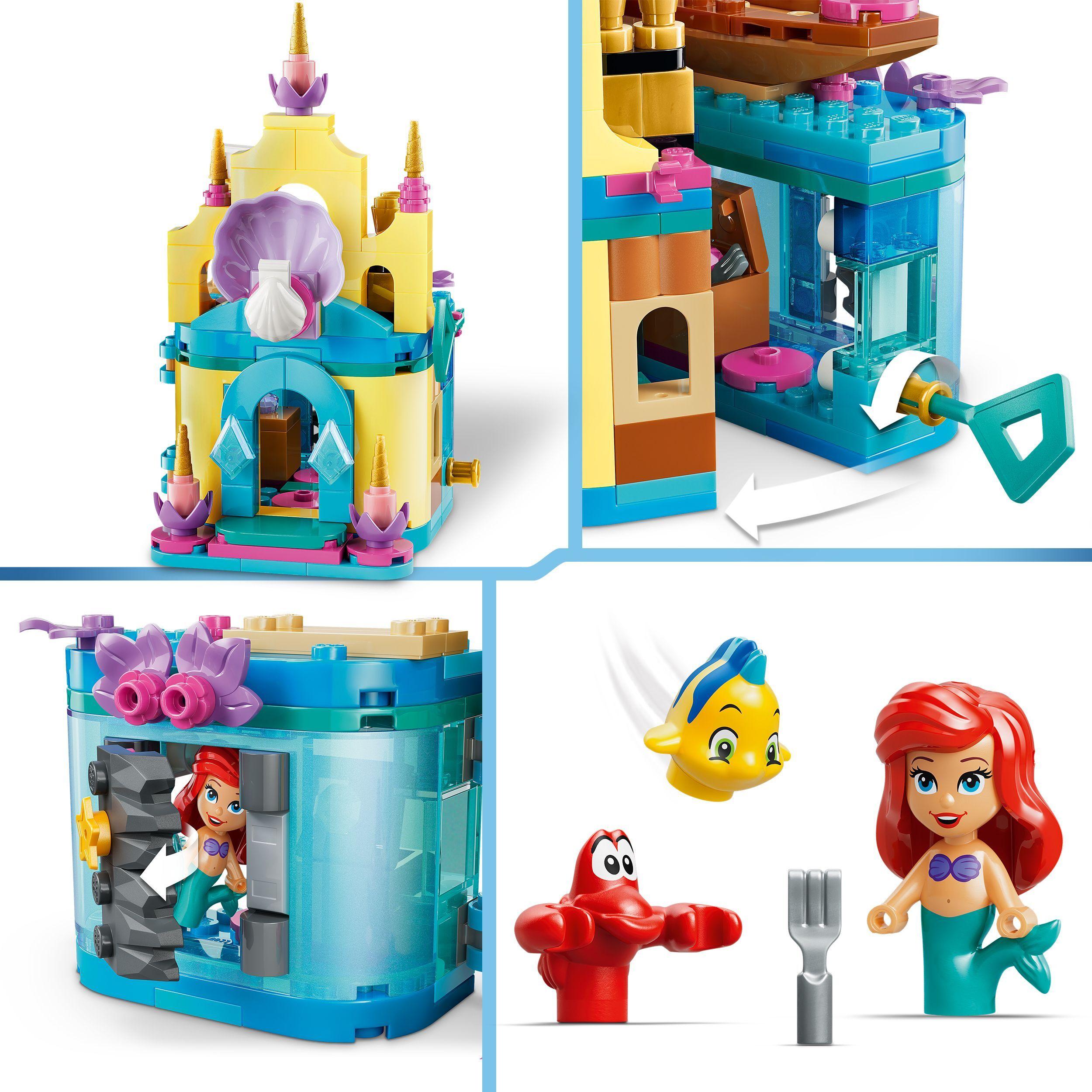Voir la diapositive 5 : LEGO Disney 43285 - Le Palais Magique d’Ariel Miniature