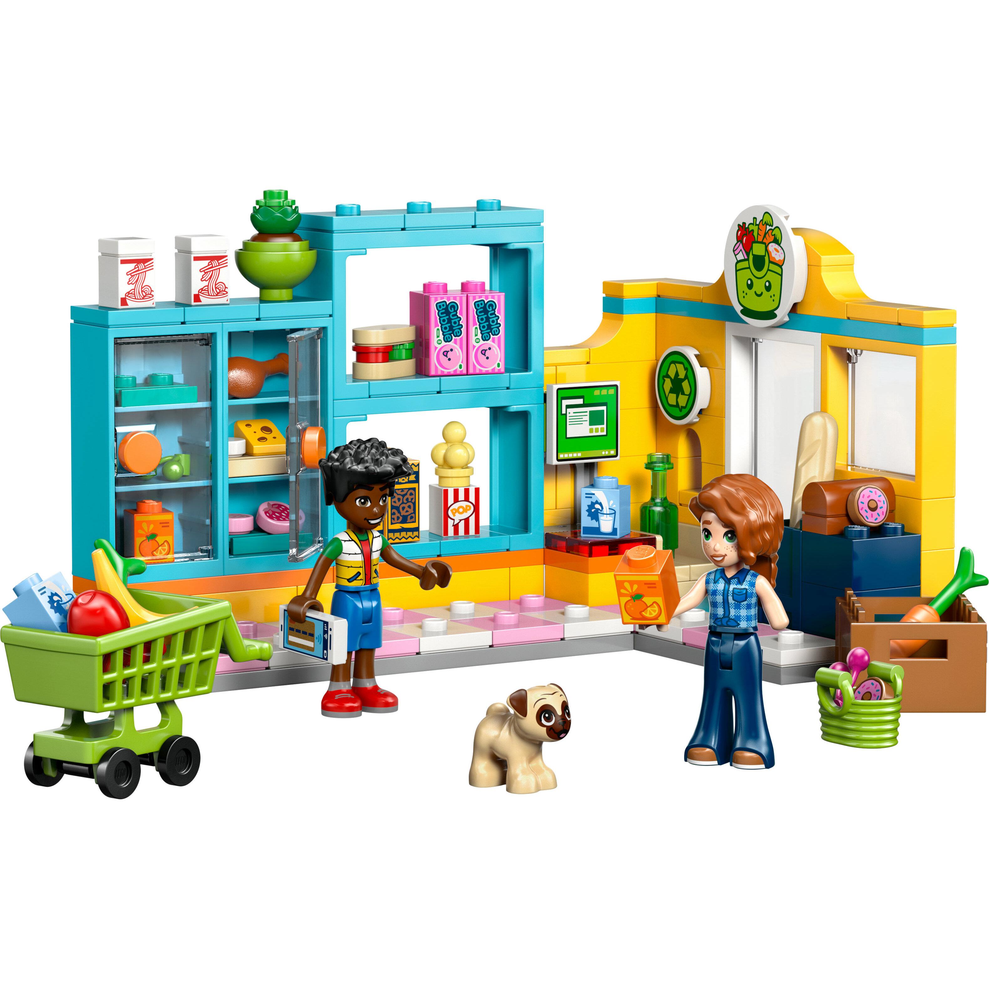 Voir la diapositive 2 : LEGO Friends 42680 L’Épicerie de Heartlake City - Jeu dès 5 ans avec Figurine de Chien