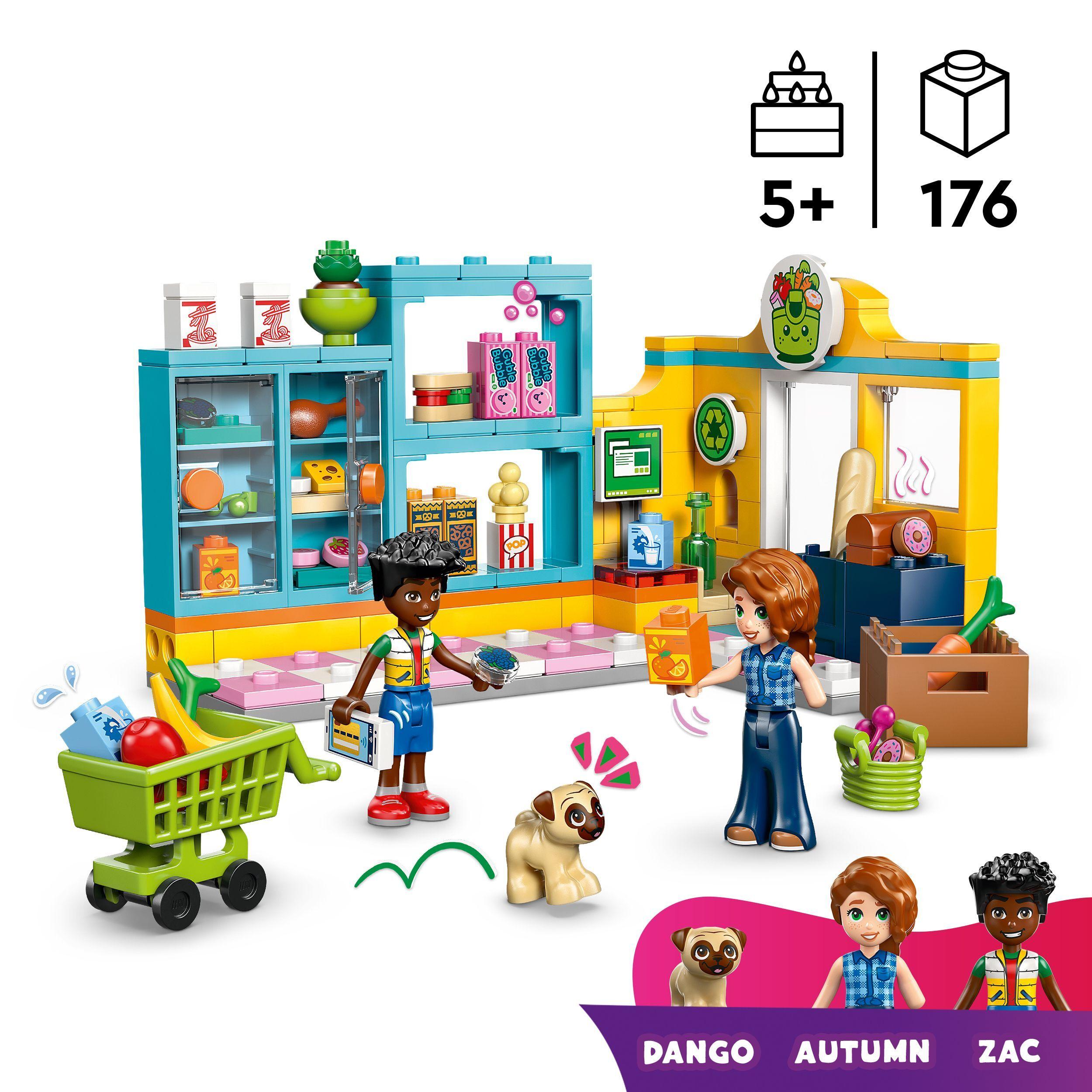 Voir la diapositive 3 : LEGO Friends 42680 L’Épicerie de Heartlake City - Jeu dès 5 ans avec Figurine de Chien