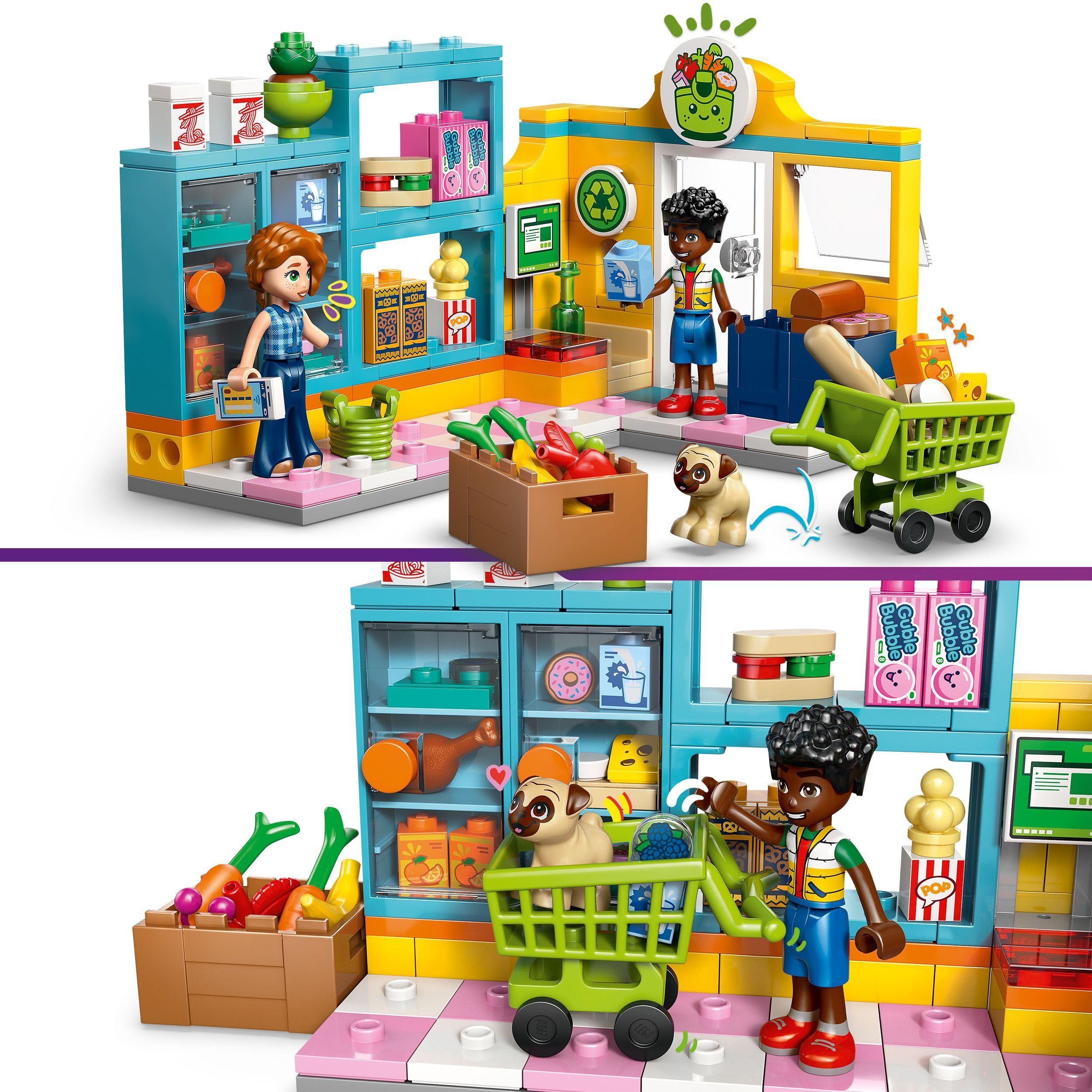Voir la diapositive 4 : LEGO Friends 42680 L’Épicerie de Heartlake City - Jeu dès 5 ans avec Figurine de Chien