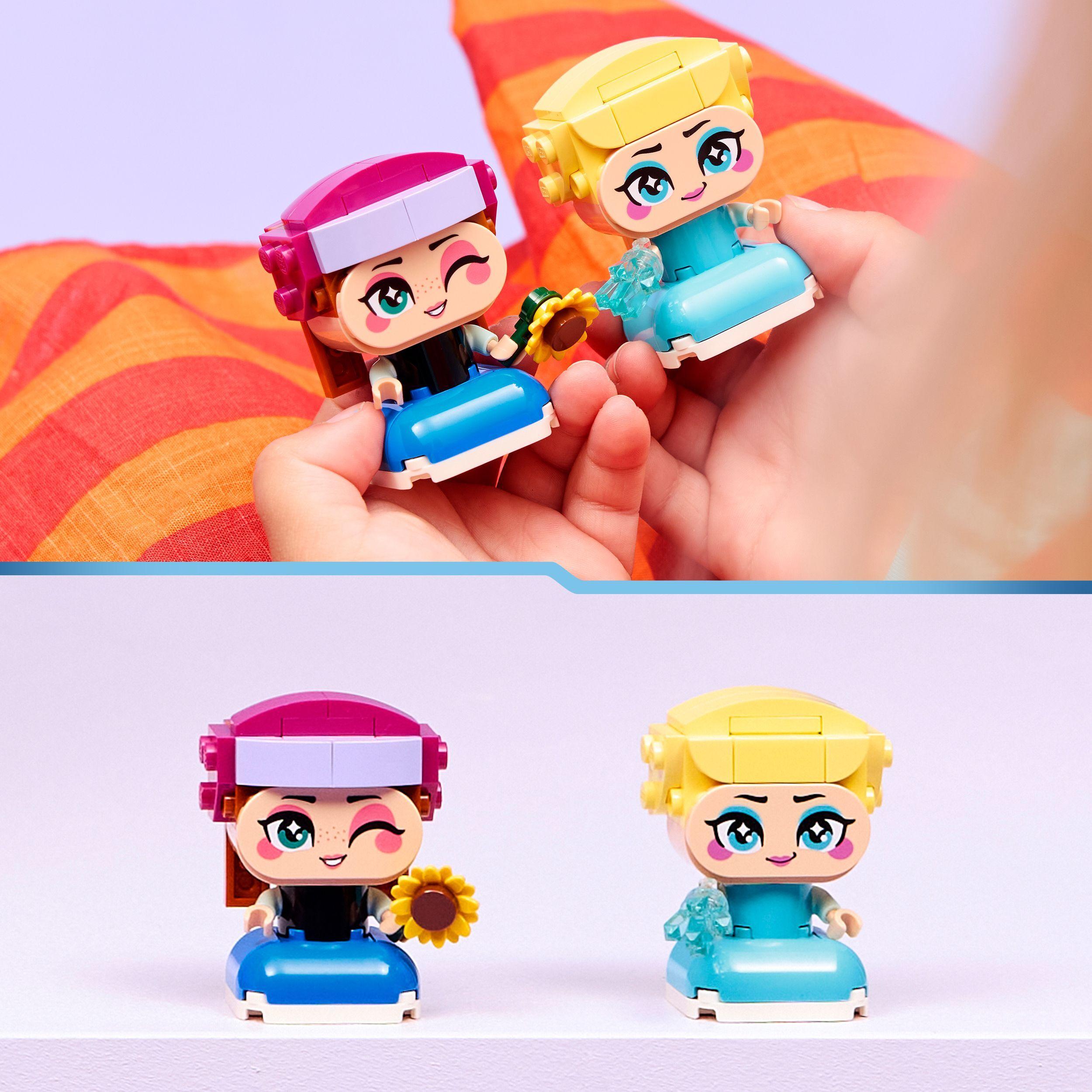 Voir la diapositive 6 : LEGO Disney 43284 - La Reine des Neiges : Anna et Elsa Miniatures