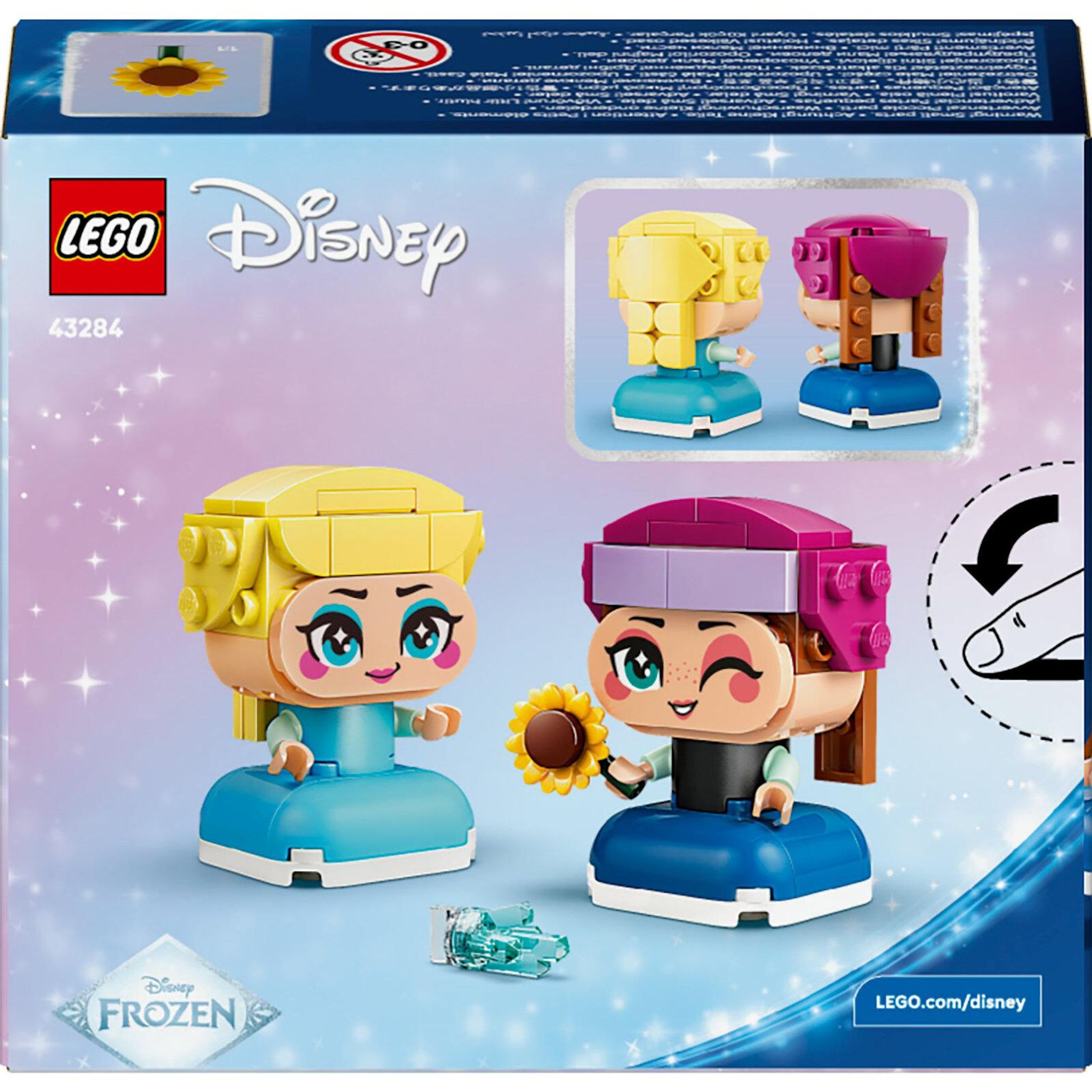 Voir la diapositive 8 : LEGO Disney 43284 - La Reine des Neiges : Anna et Elsa Miniatures