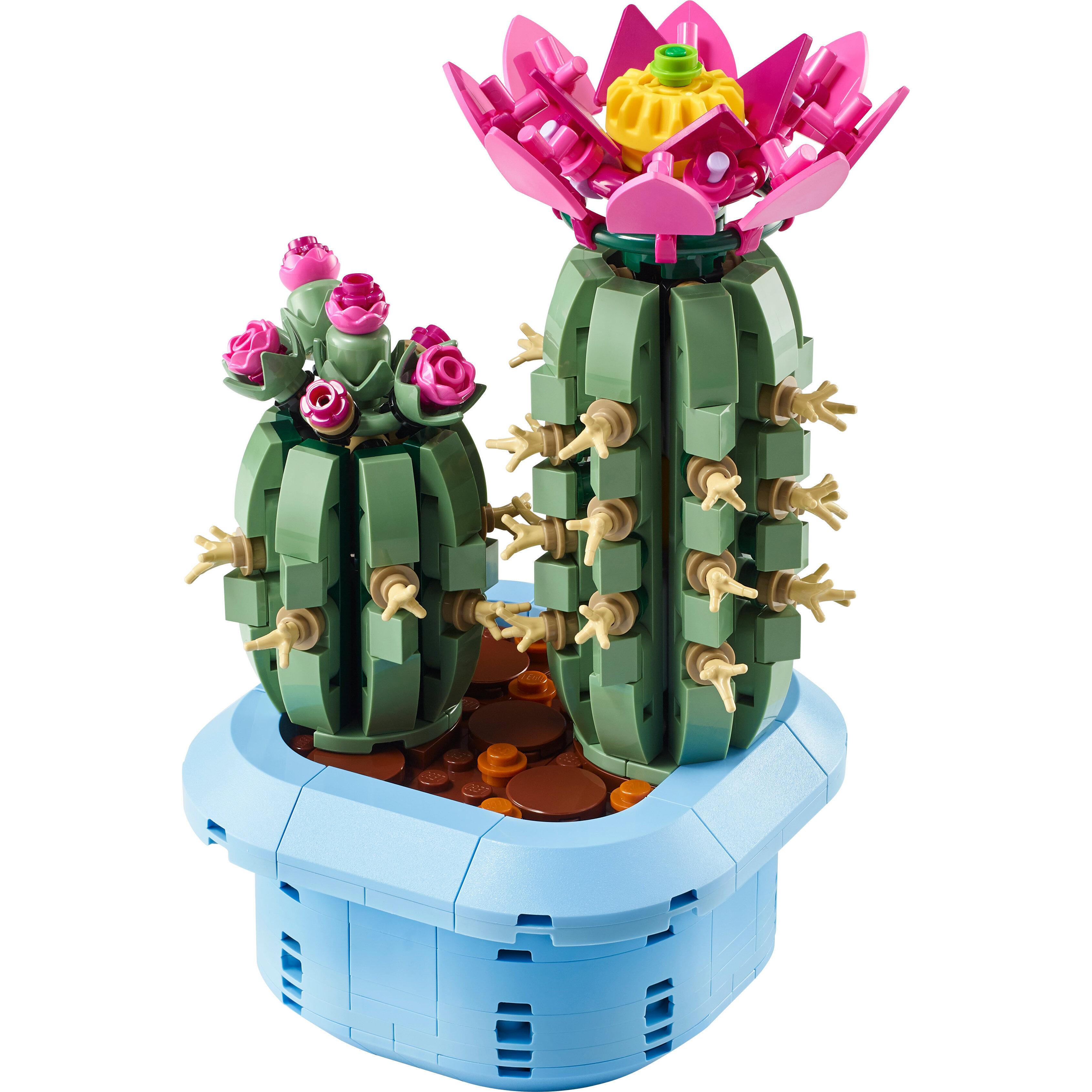 Voir la diapositive 2 : LEGO Botanicals 11509 Cactus Fleuri - Plante Artificielle dès 9 ans - Décoration Chambre