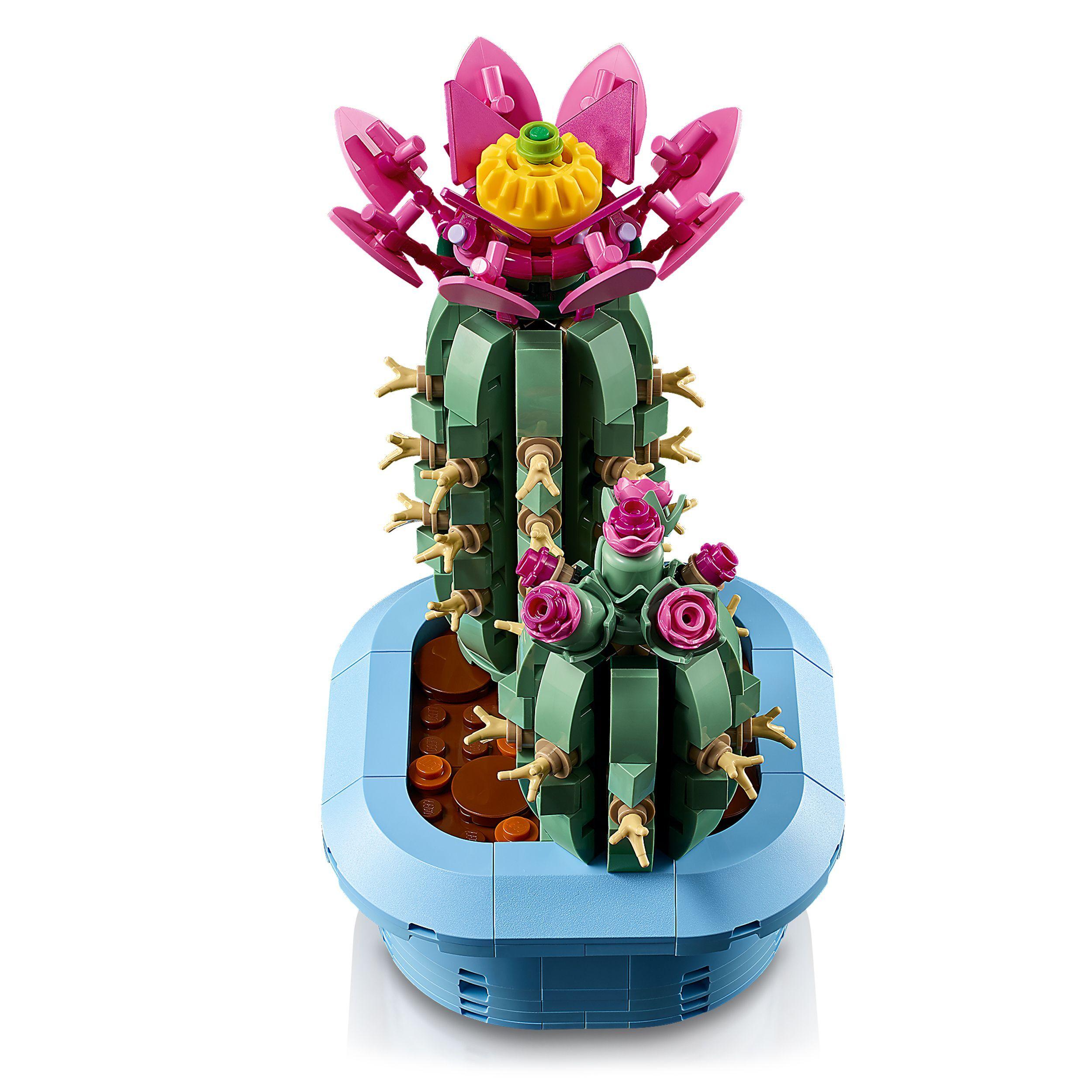 Voir la diapositive 4 : LEGO Botanicals 11509 Cactus Fleuri - Plante Artificielle dès 9 ans - Décoration Chambre