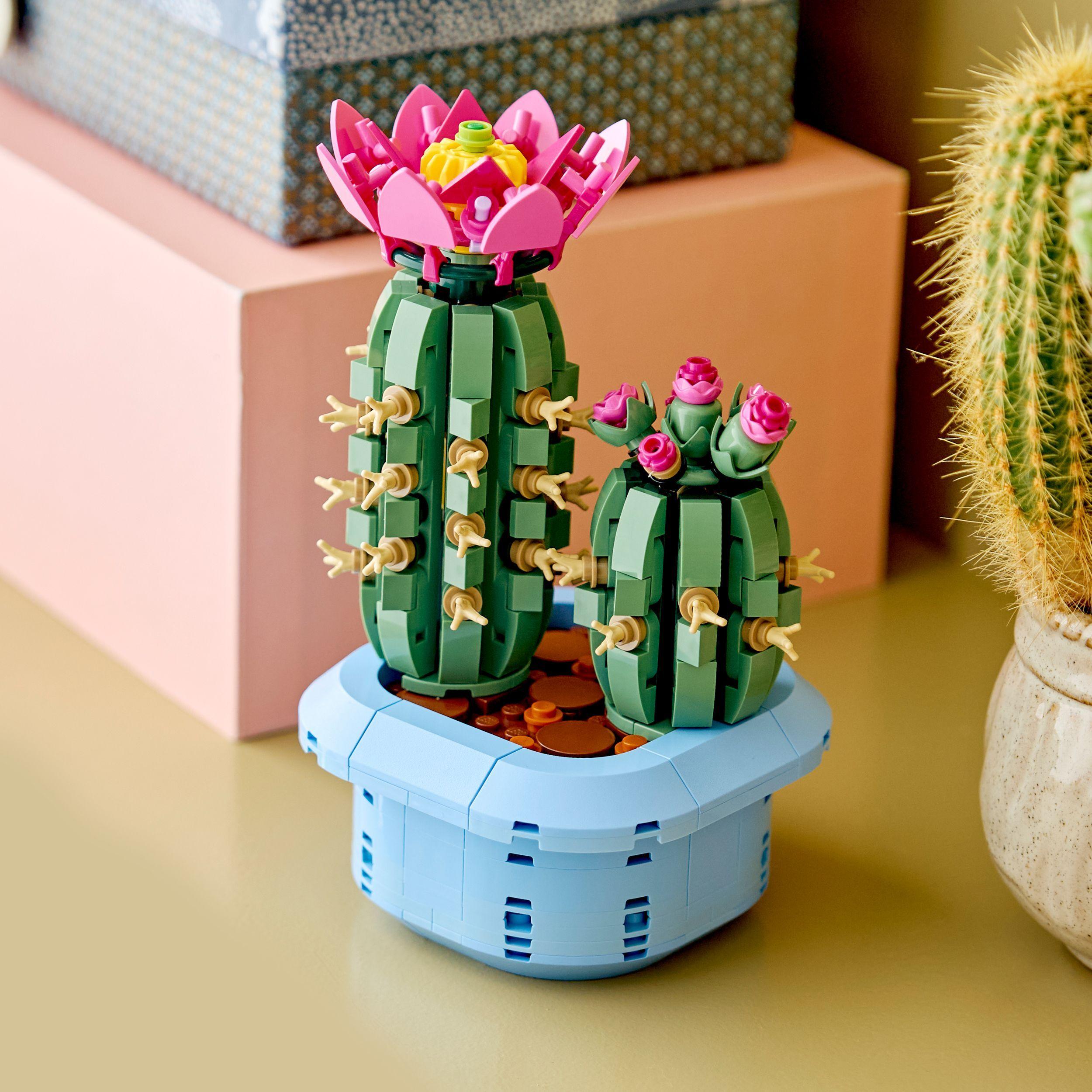Voir la diapositive 6 : LEGO Botanicals 11509 Cactus Fleuri - Plante Artificielle dès 9 ans - Décoration Chambre