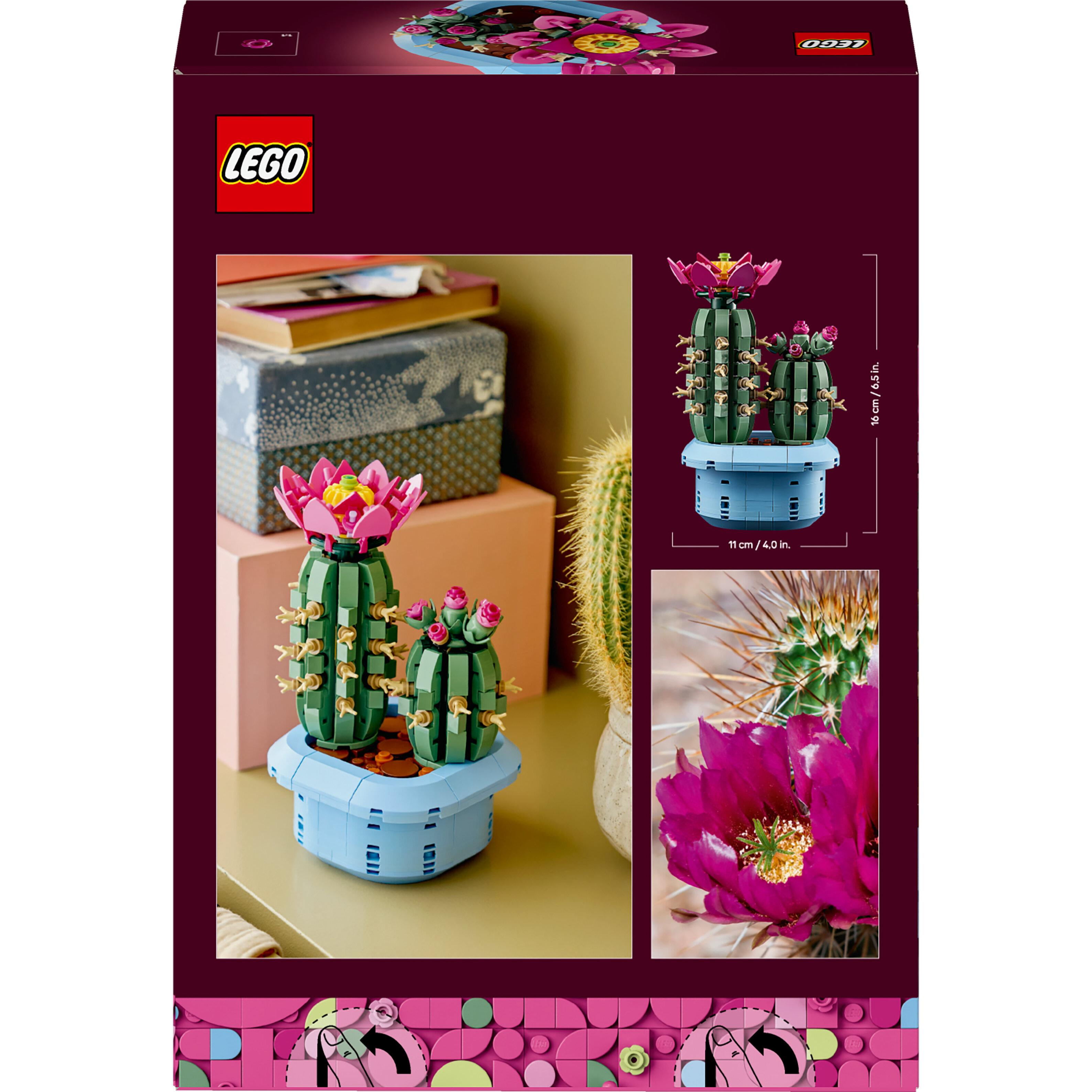 Voir la diapositive 8 : LEGO Botanicals 11509 Cactus Fleuri - Plante Artificielle dès 9 ans - Décoration Chambre