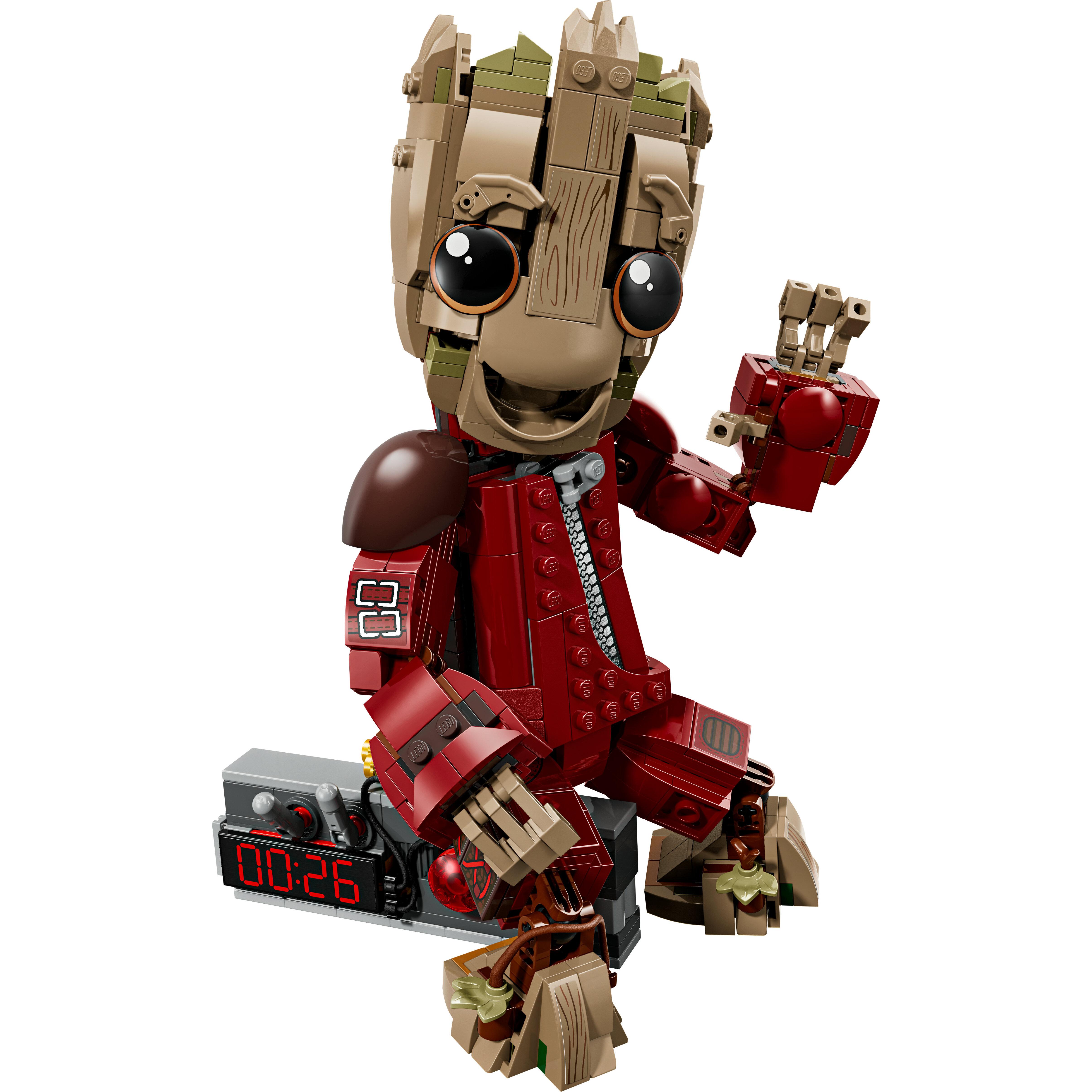 Voir la diapositive 2 : LEGO Marvel 76341 - Groot en Tenue de Ravageur