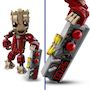 Voir la diapositive 4 : LEGO Marvel 76341 - Groot en tenue de ravageur