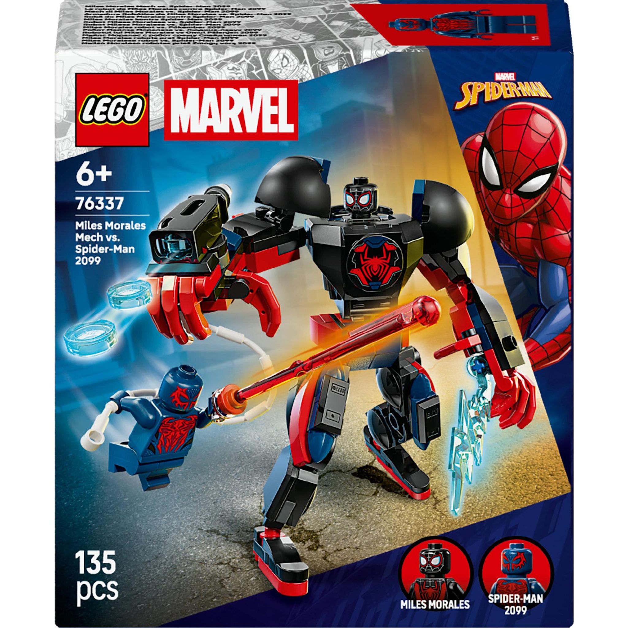 LEGO Marvel 76337 - Le Robot de Miles Morales contre Spider-Man 2099