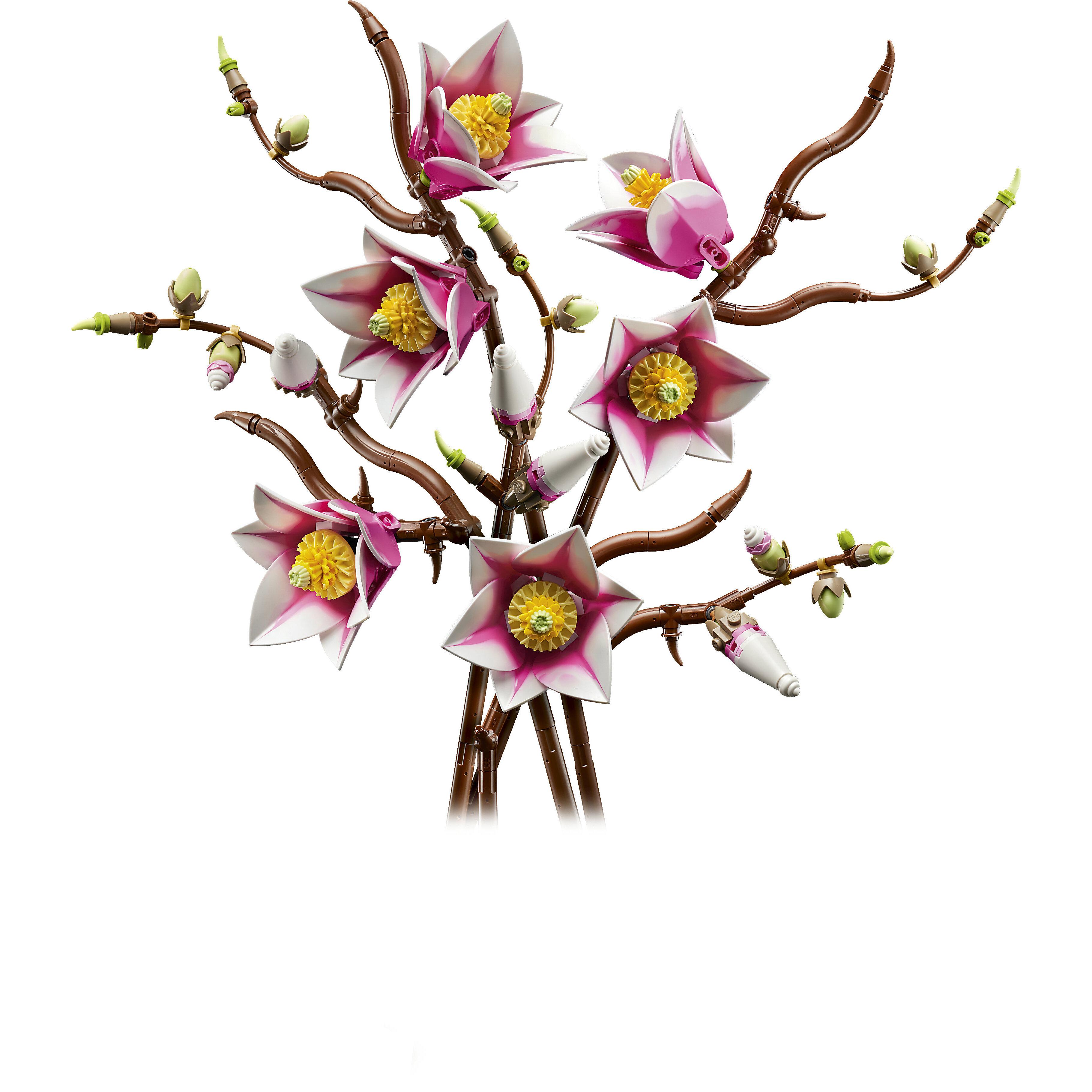 Voir la diapositive 2 : LEGO Botanicals 11510 Branches de Magnolia - Set pour Adulte - Fleurs Artificielles - Déco