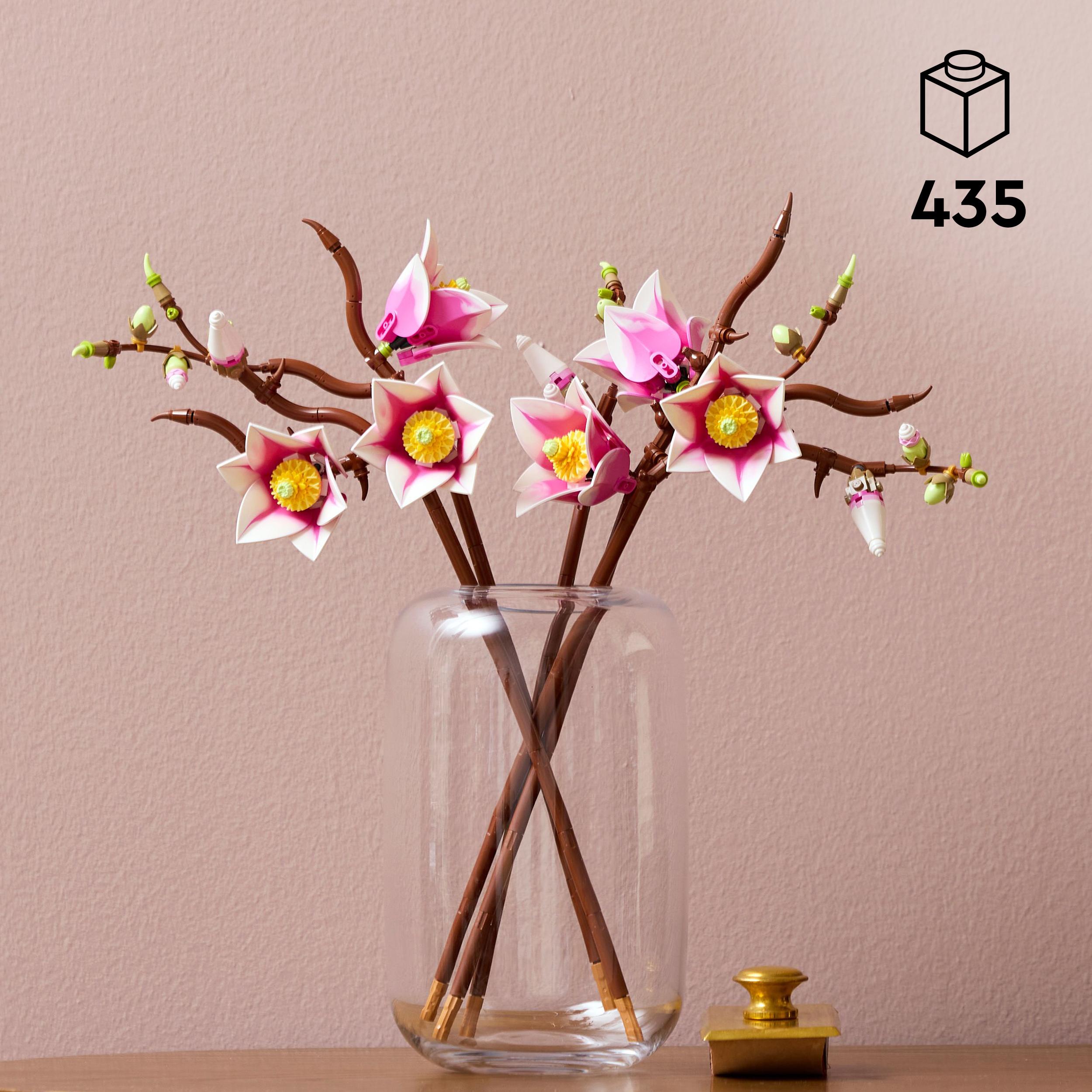 Voir la diapositive 3 : LEGO Botanicals 11510 Branches de Magnolia - Set pour Adulte - Fleurs Artificielles - Déco