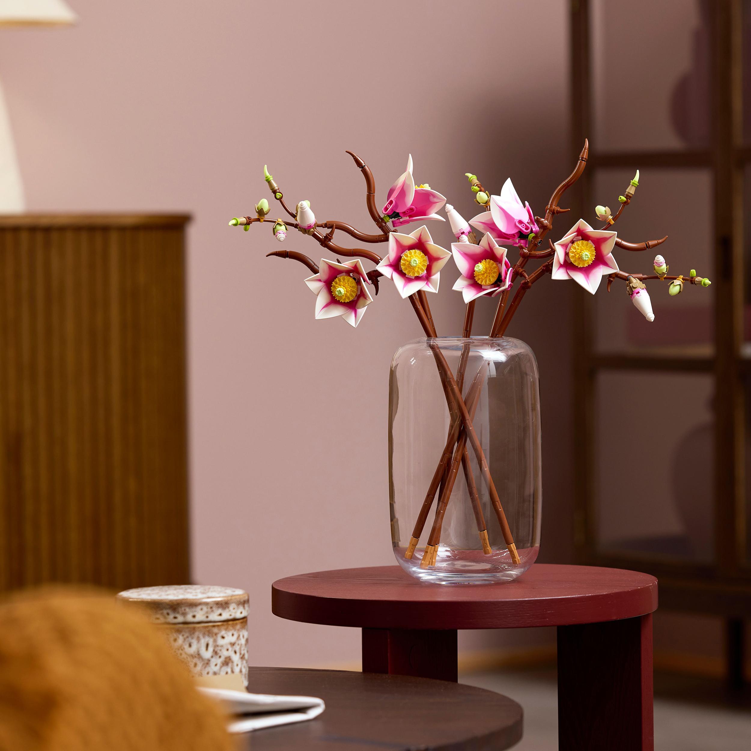 Voir la diapositive 4 : LEGO Botanicals 11510 Branches de Magnolia - Set pour Adulte - Fleurs Artificielles - Déco