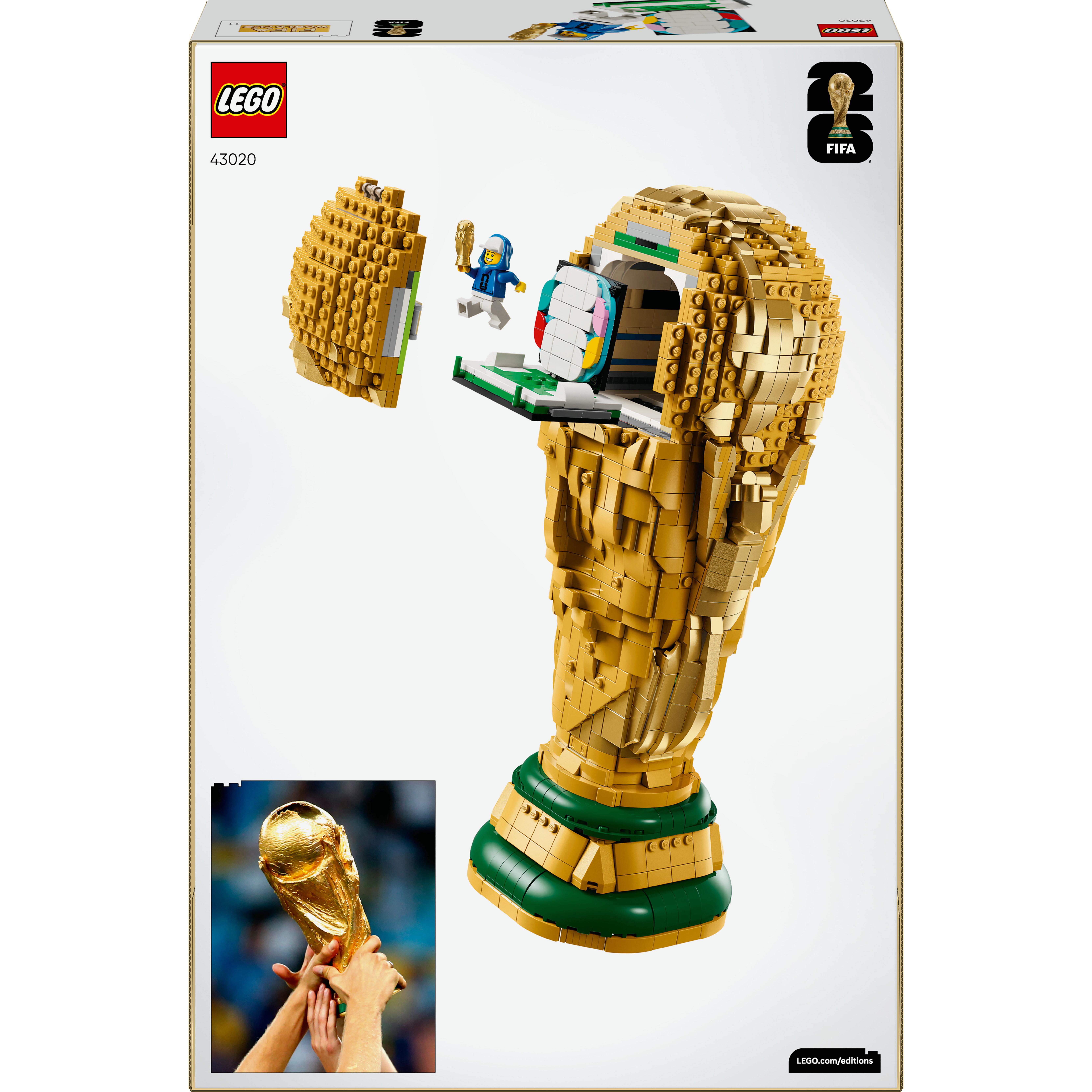 Voir la diapositive 5 : LEGO Editions 43020 Trophée Officiel de la Coupe du Monde de la FIFA