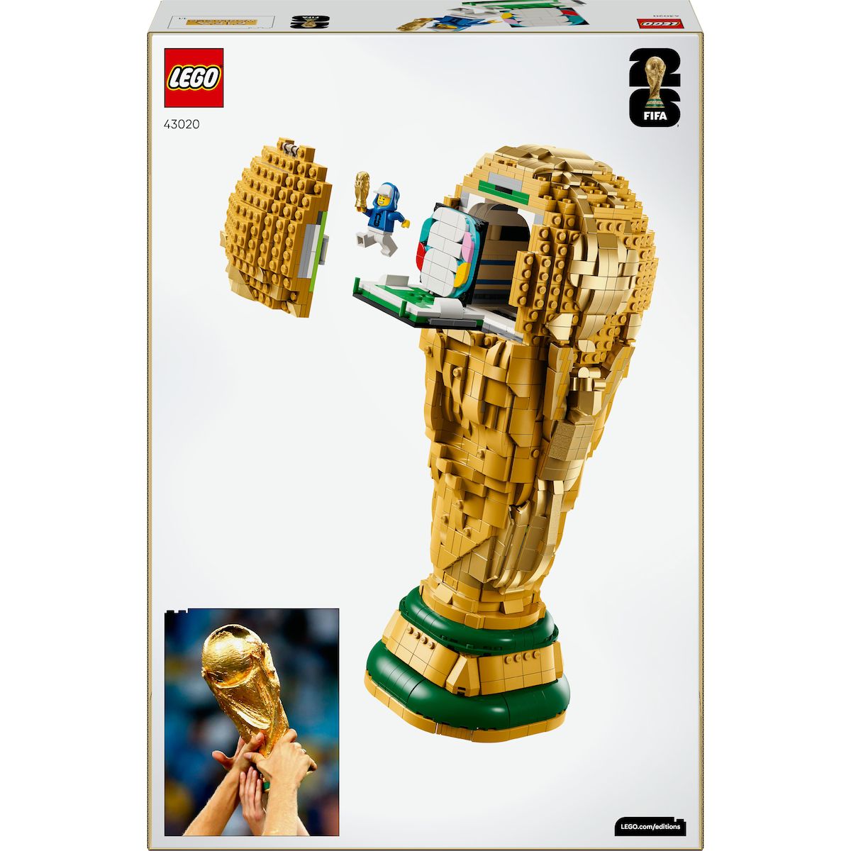 LEGO Editions 43020 - Trophée Officiel de la Coupe du Monde de la FIFA
