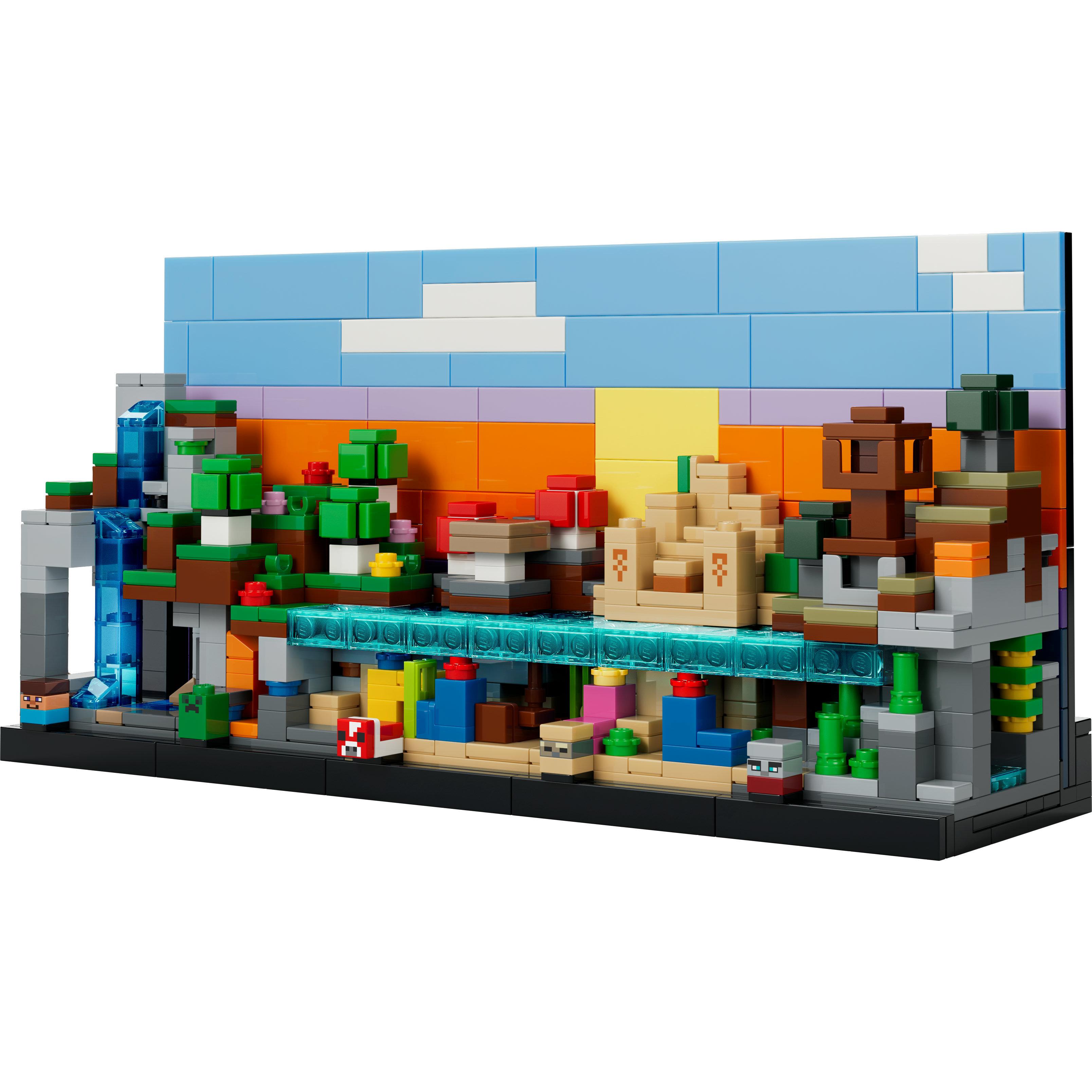 Voir la diapositive 2 : LEGO Minecraft 21589 Mini Biomes - Jouet de Construction pour Garçon ou Fille dès 12 ans