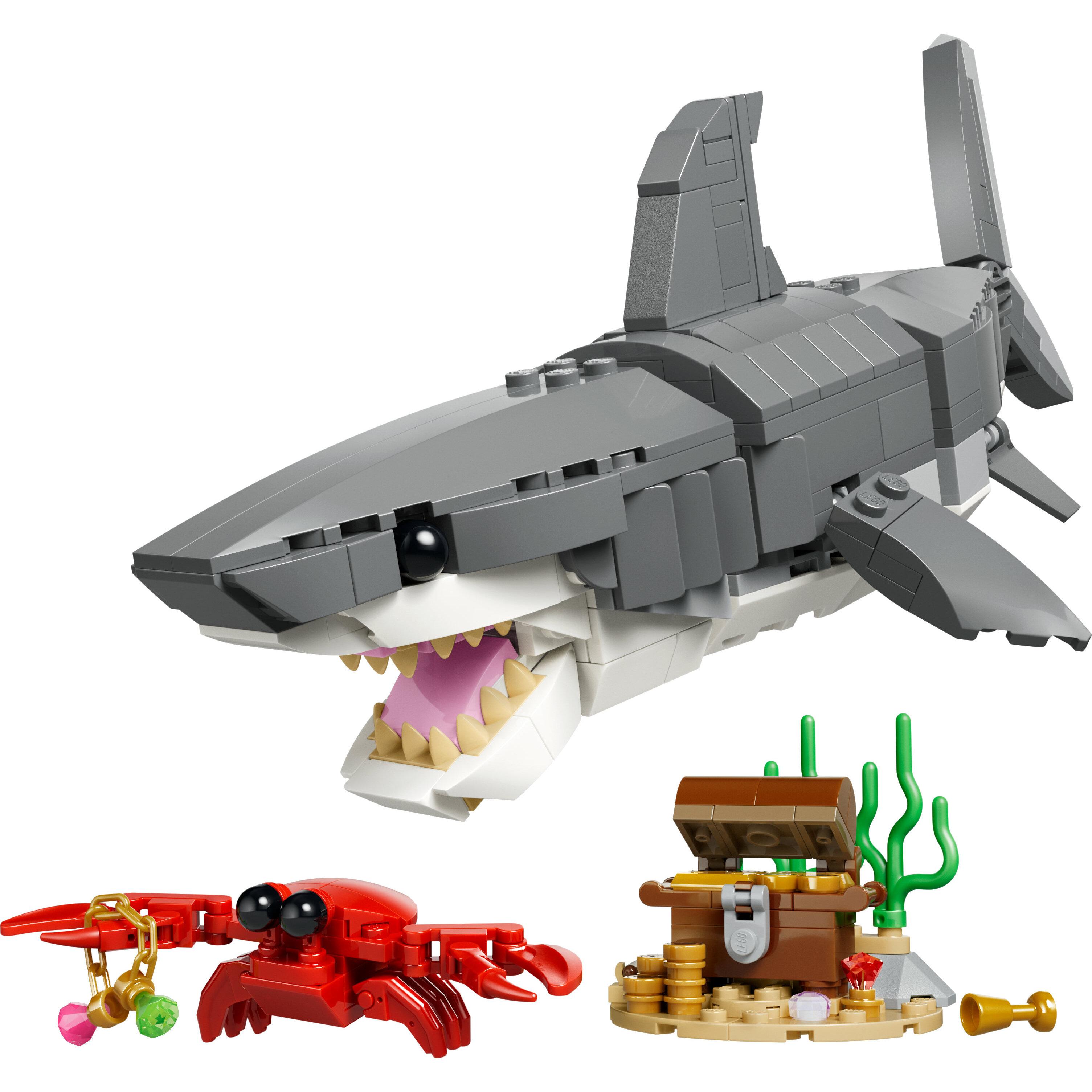 Voir la diapositive 2 : LEGO Creator 3-en-1 31381 Le Redoutable Requin et le Coffre au Trésor - Jouet dès 8 ans