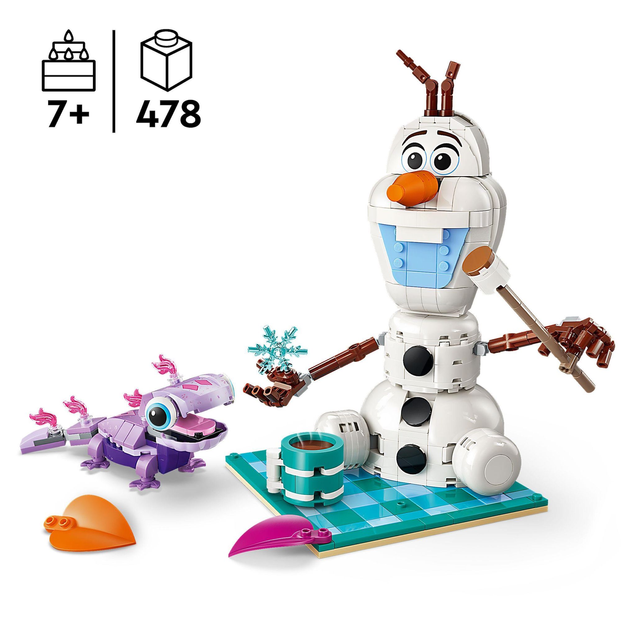 Voir la diapositive 3 : LEGO Disney 43287 - La Reine des Neiges : Le Pique-Nique d’Olaf et Bruni