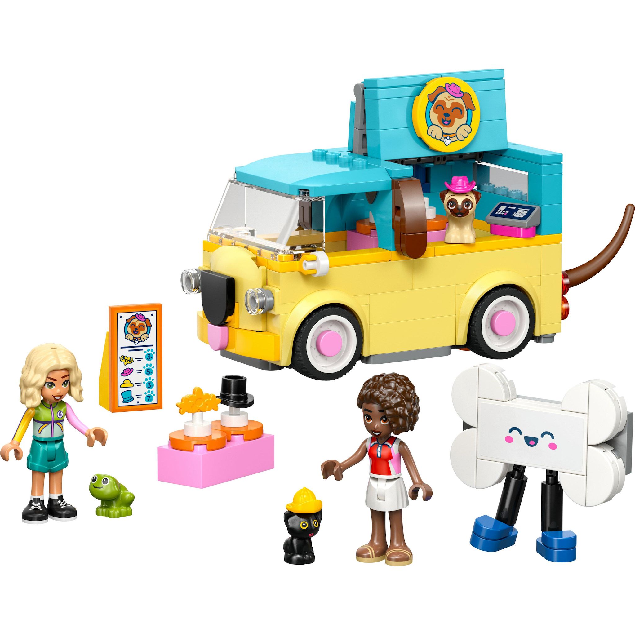 Voir la diapositive 2 : LEGO Friends 42678 - Le Van d’Accessoires pour Animaux
