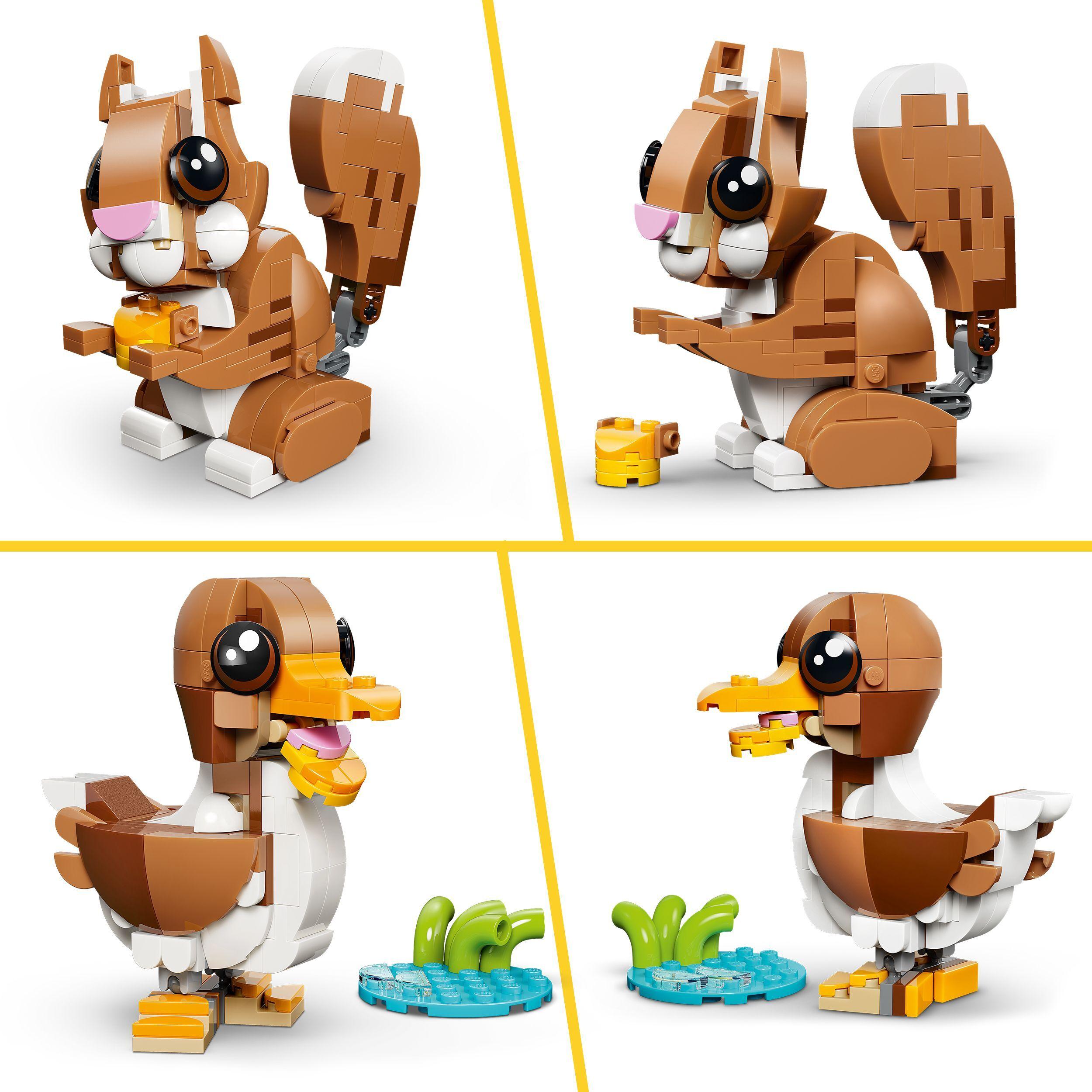 Voir la diapositive 5 : LEGO Creator 3-en-1 31382 Les Adorables Animaux : le Chiot Joueur - Jeu dès 8 ans - Cadeau