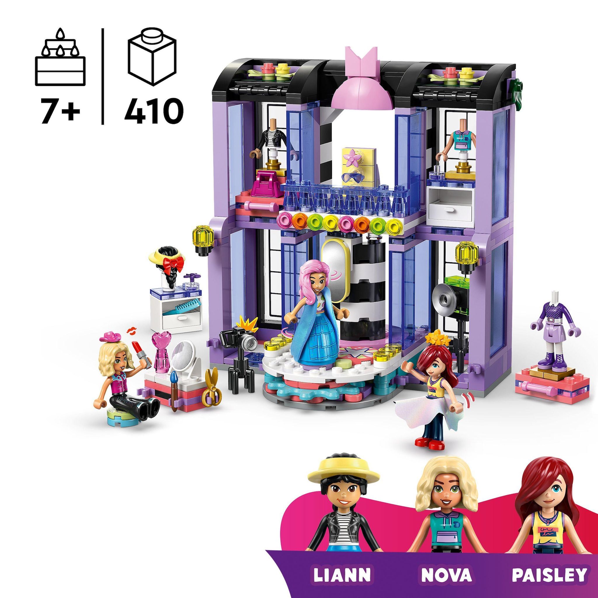 Voir la diapositive 3 : LEGO Friends 42685 - La défilé de mode d'Heartlake City