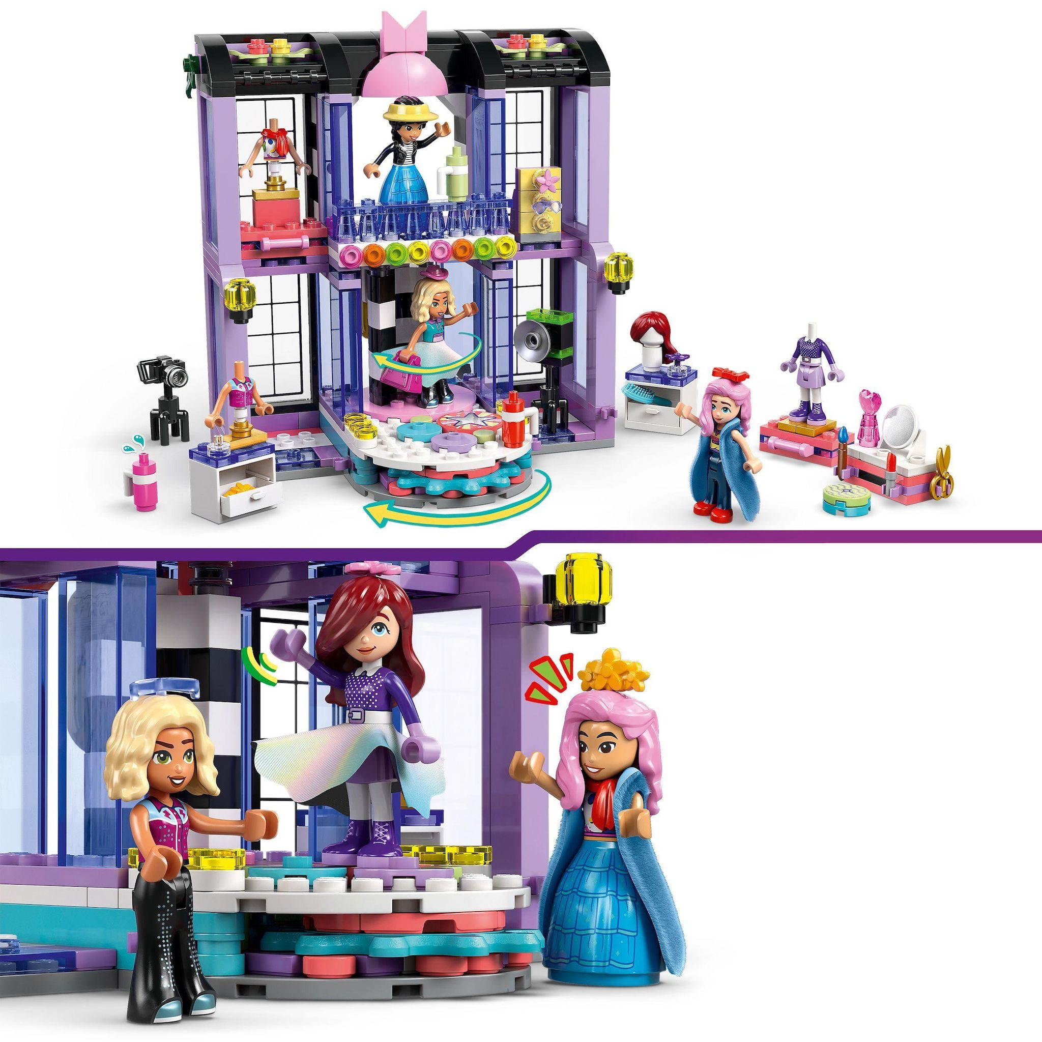Voir la diapositive 4 : LEGO Friends 42685 - La défilé de mode d'Heartlake City