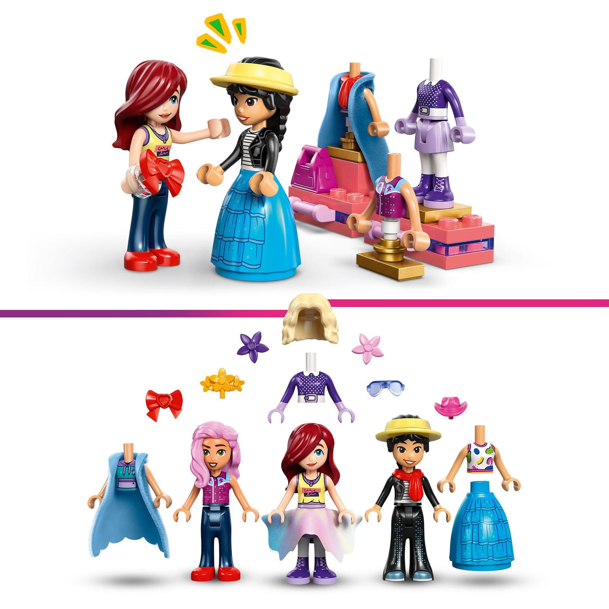 Voir la diapositive 5 : LEGO Friends 42685 - La défilé de mode d'Heartlake City