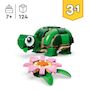 Voir la diapositive 3 : LEGO Creator 31377 - La Tortue et la Fleur de Nénuphar