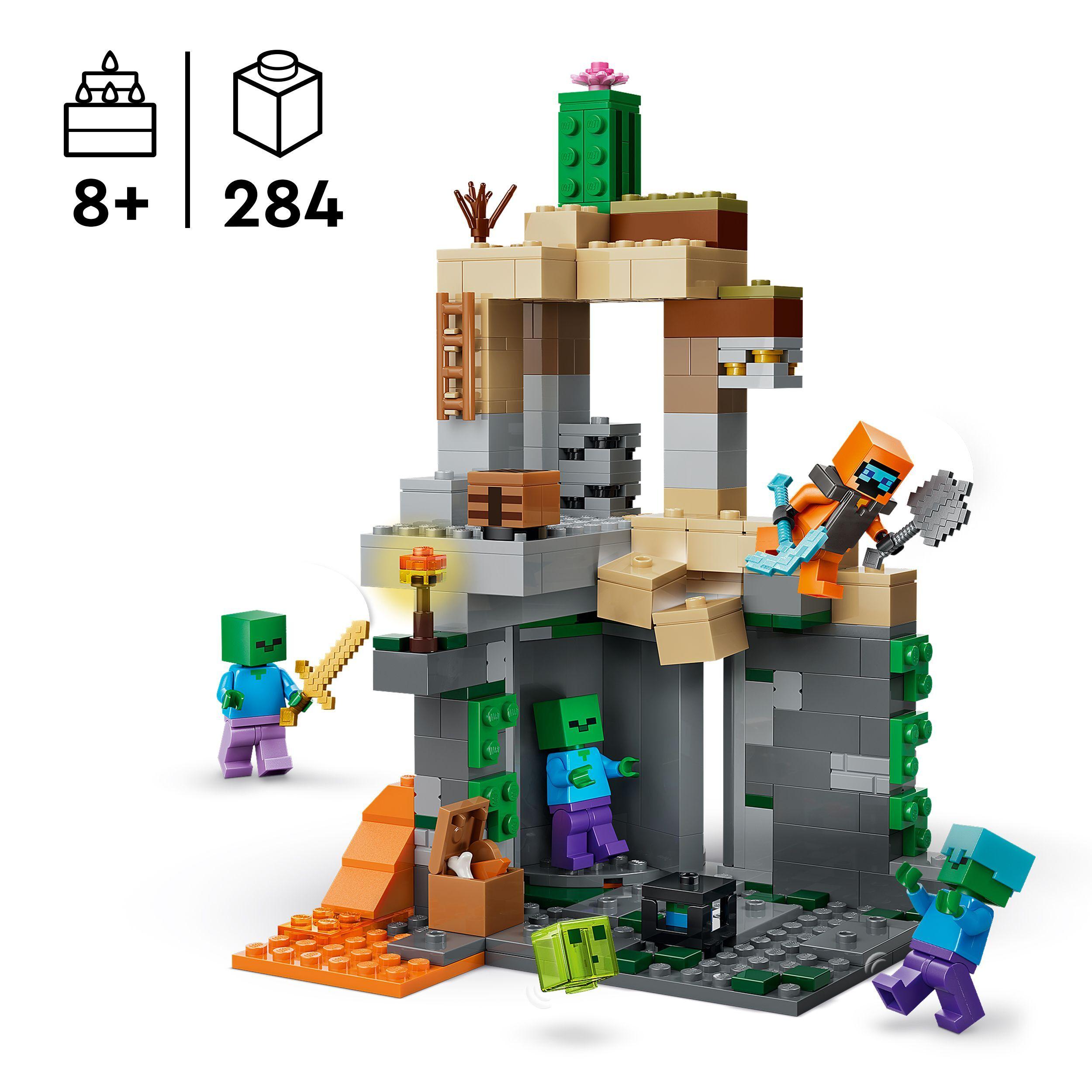Voir la diapositive 3 : LEGO Minecraft 21587 Le Donjon de Zombies - Jeu Interactif pour Garçon ou Fille dès 8 ans