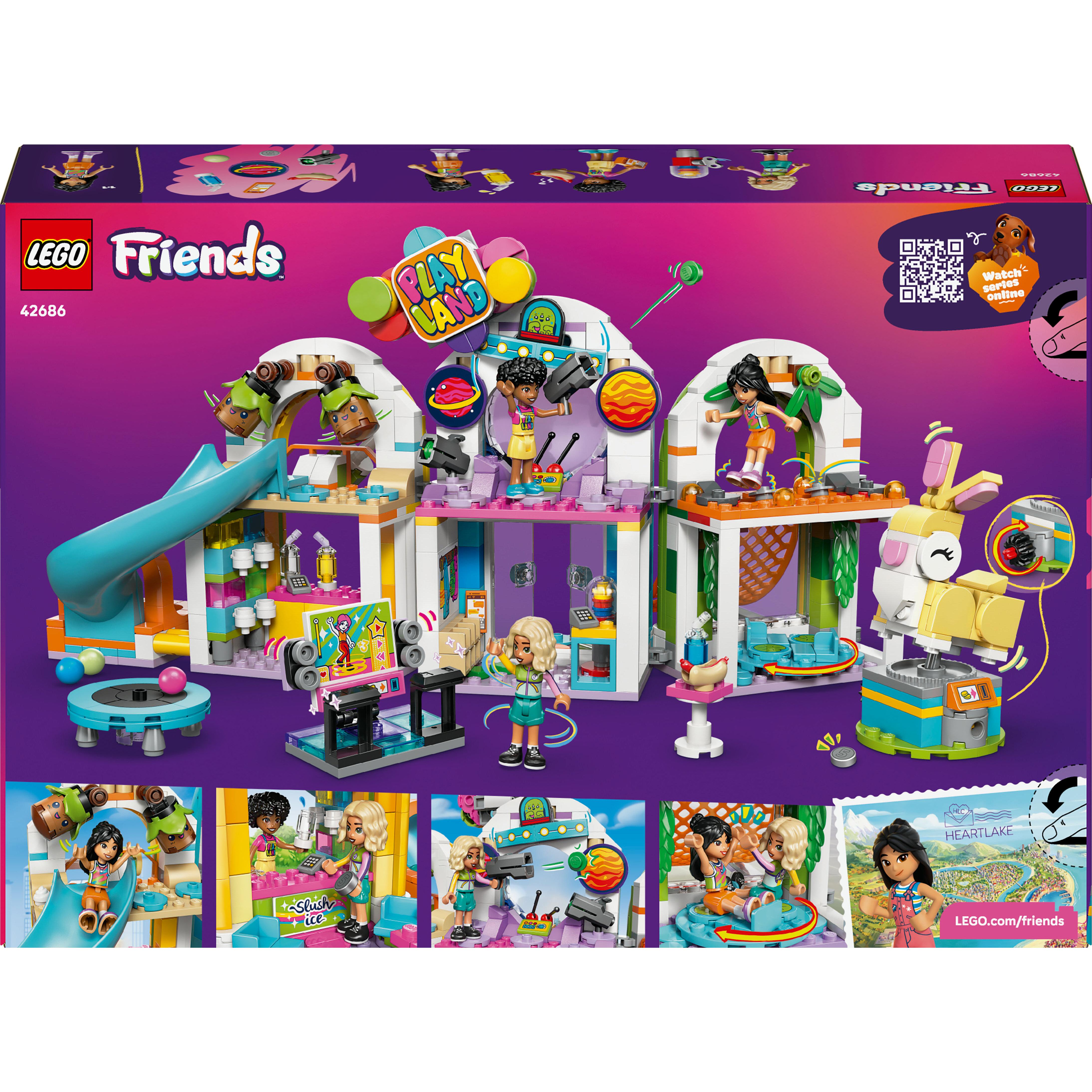 Voir la diapositive 3 : LEGO Friends 42686 L’Aire de Jeux d'Intérieur - Jouet de Construction dès 7 ans - Cadeau