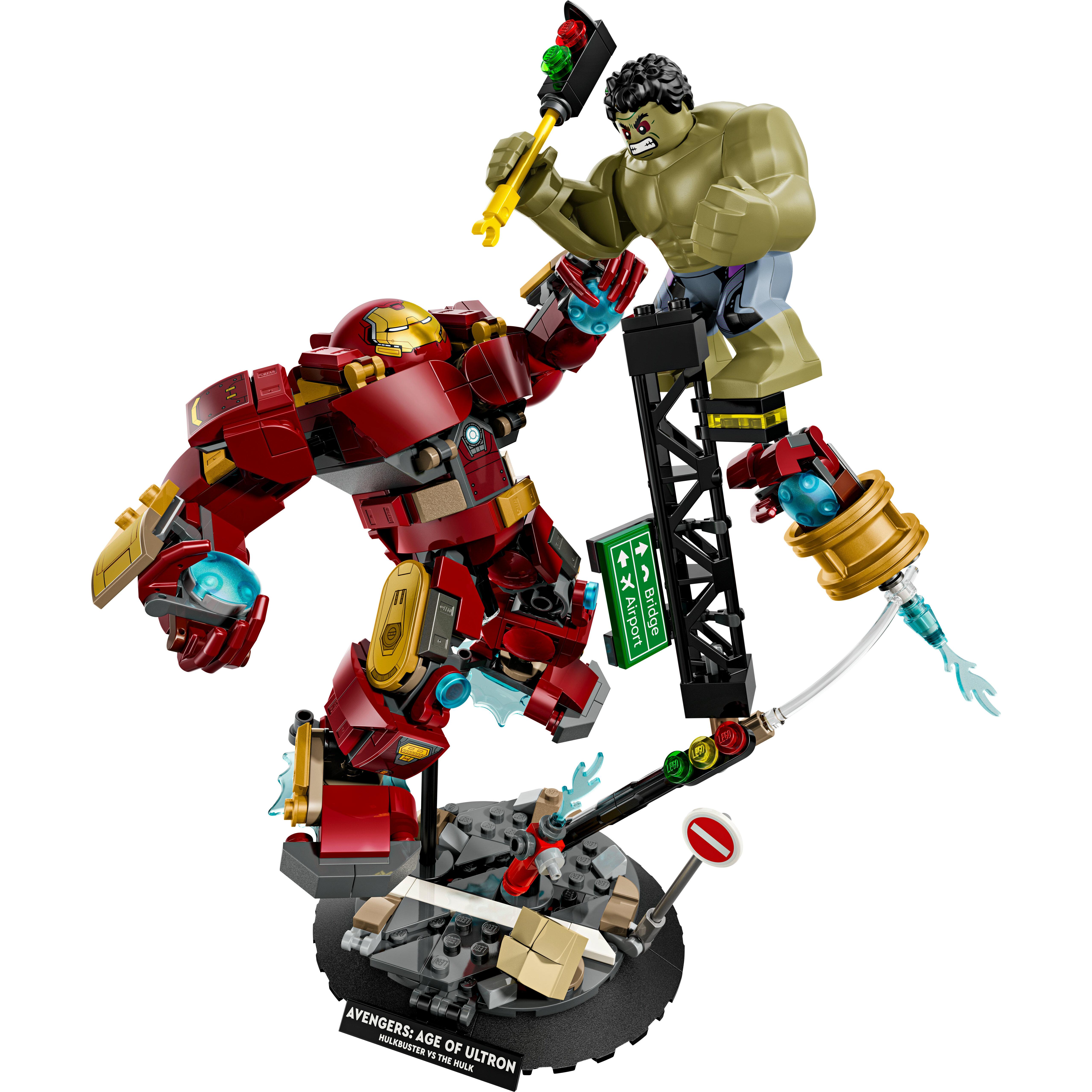 Voir la diapositive 2 : LEGO Marvel 76343 - Le Combat Légendaire entre Hulkbuster et Hulk