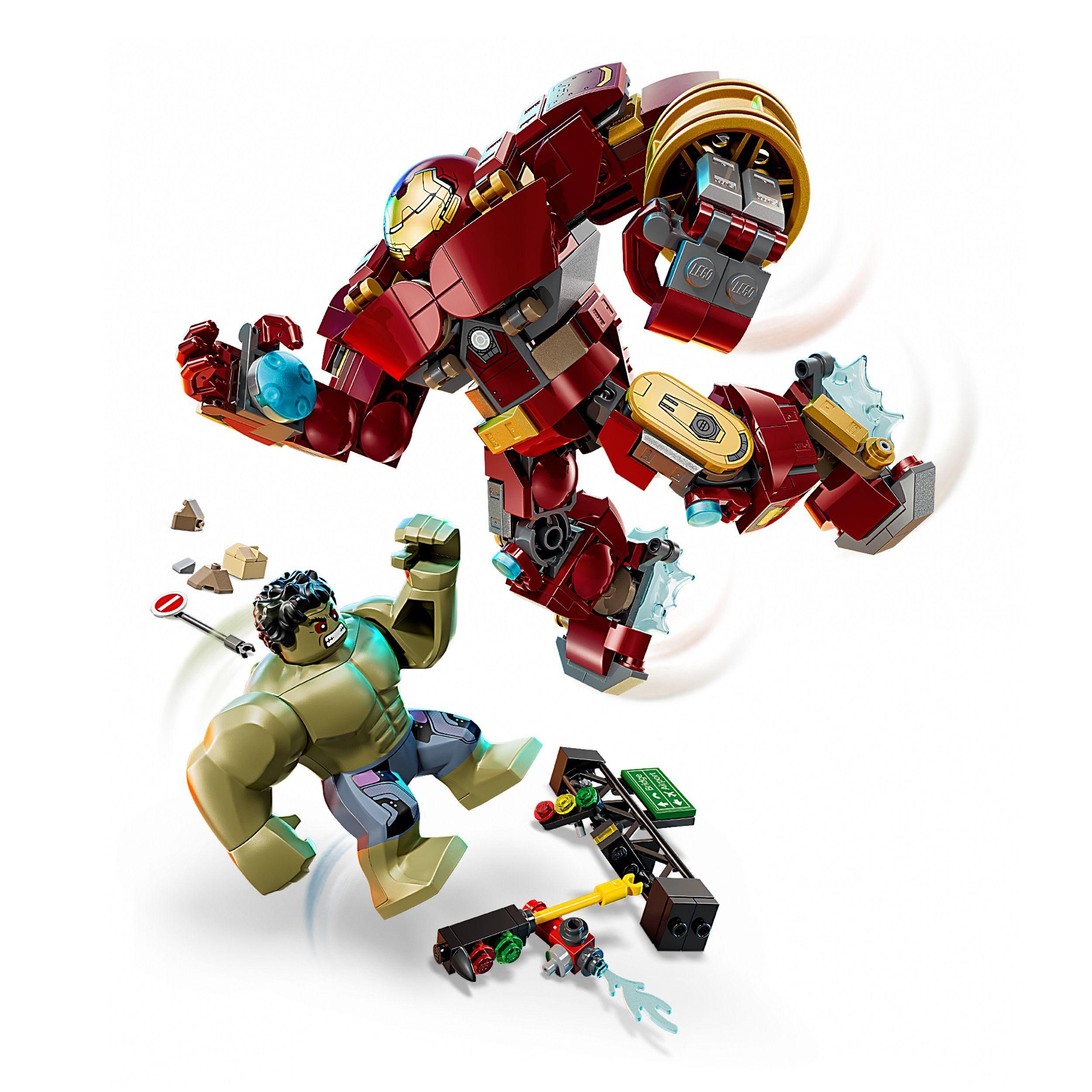 Voir la diapositive 4 : LEGO Marvel 76343 - Le Combat Légendaire entre Hulkbuster et Hulk