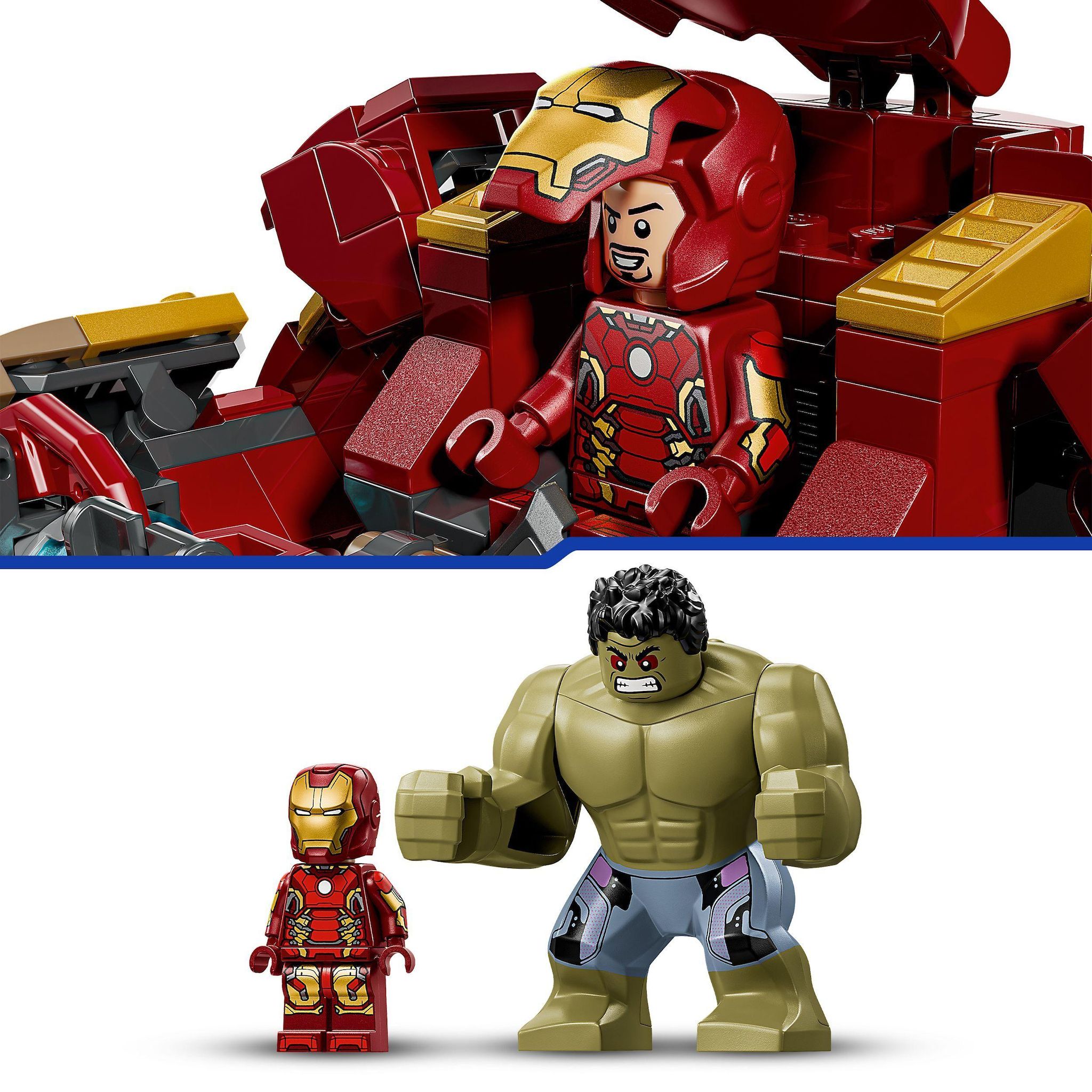 Voir la diapositive 5 : LEGO Marvel 76343 - Le Combat Légendaire entre Hulkbuster et Hulk