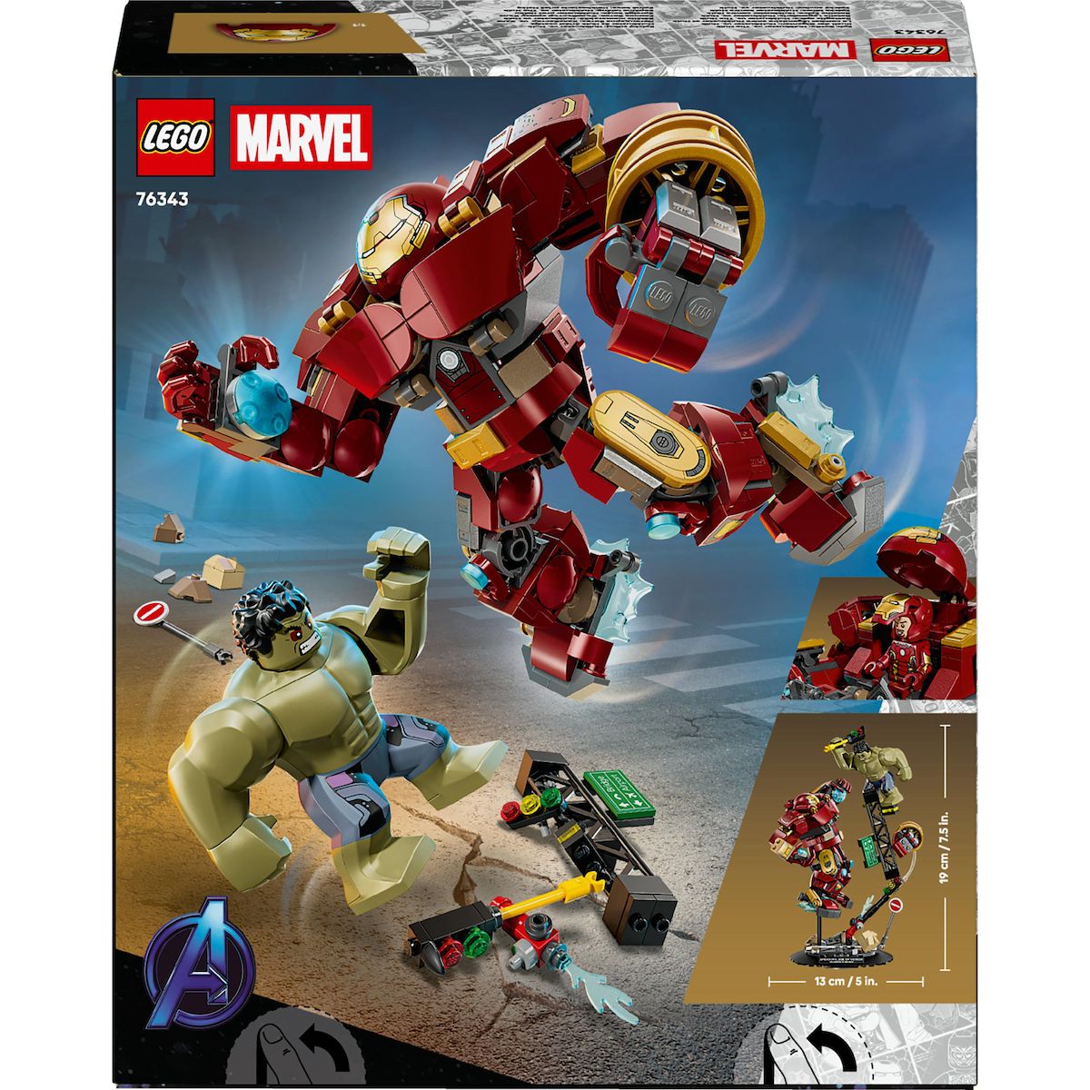 LEGO Marvel 76343 - Le Combat Légendaire entre Hulkbuster et Hulk