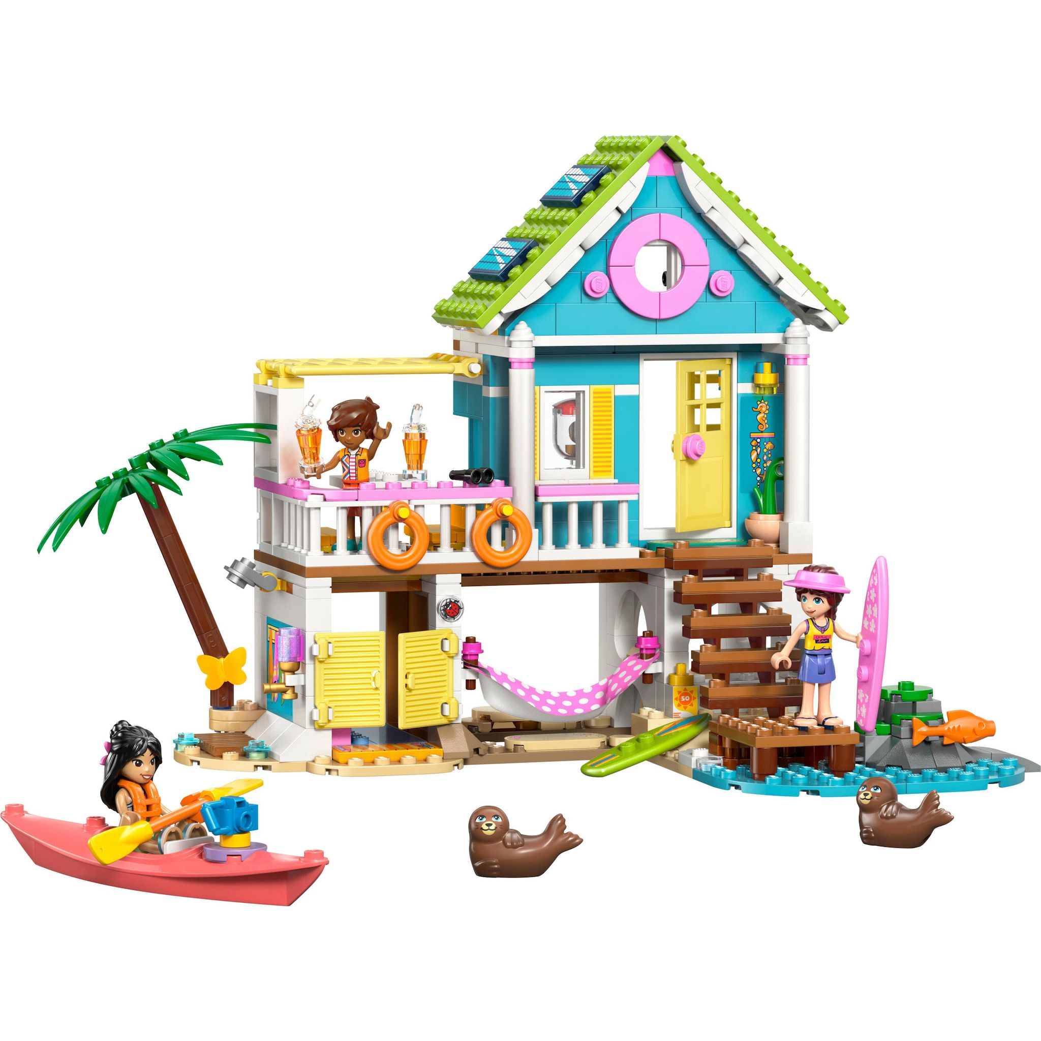 Voir la diapositive 2 : LEGO Friends 42699 - La Maison sur la Plage et les Phoques