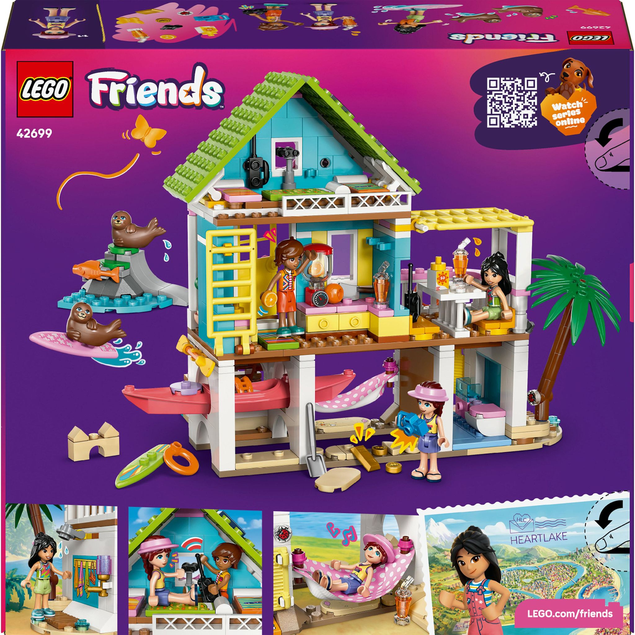 Voir la diapositive 8 : LEGO Friends 42699 - La Maison sur la Plage et les Phoques