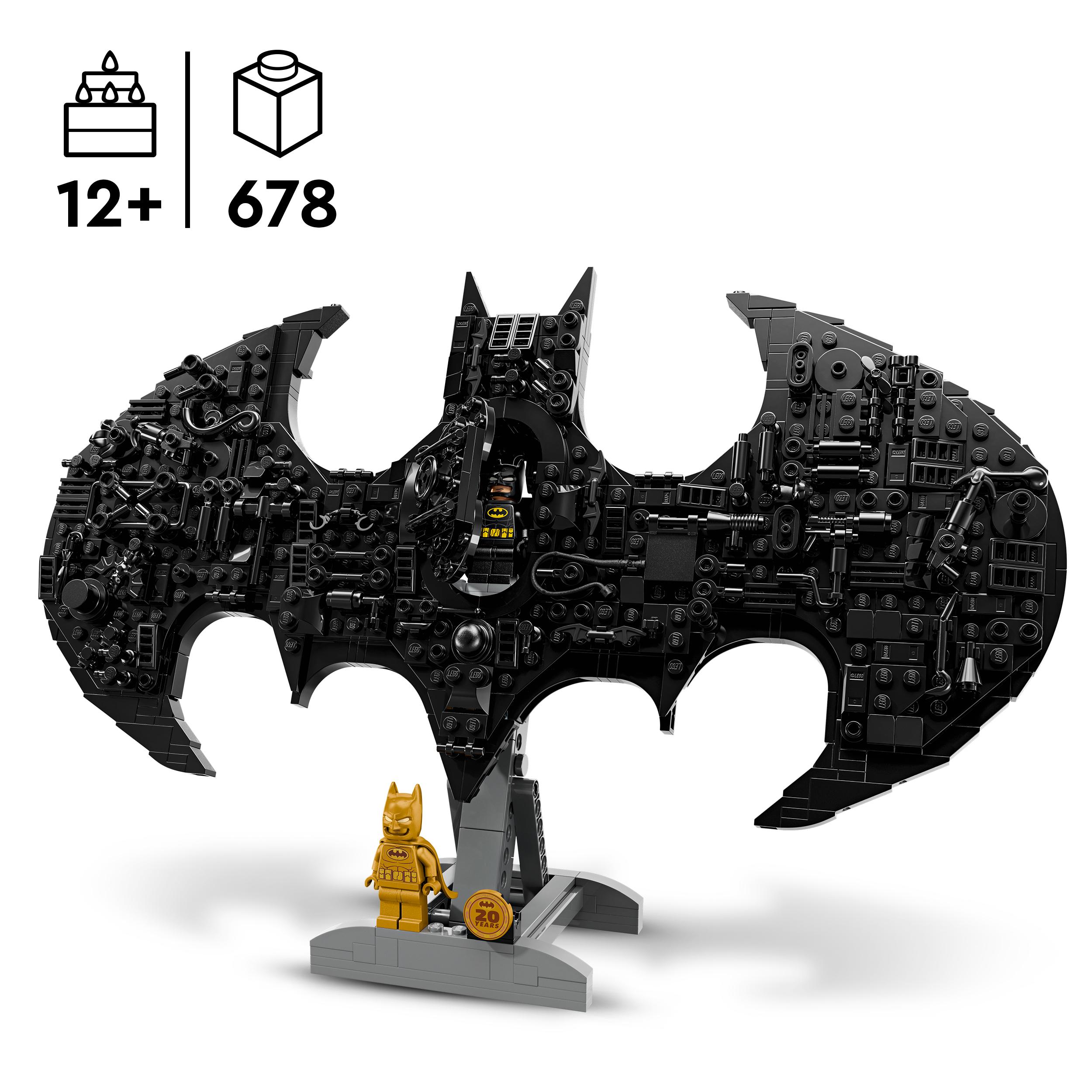 Voir la diapositive 3 : LEGO DC Batman 76330 Logo de Batman - Jeu de Construction pour Garçon ou Fille dès 12 ans