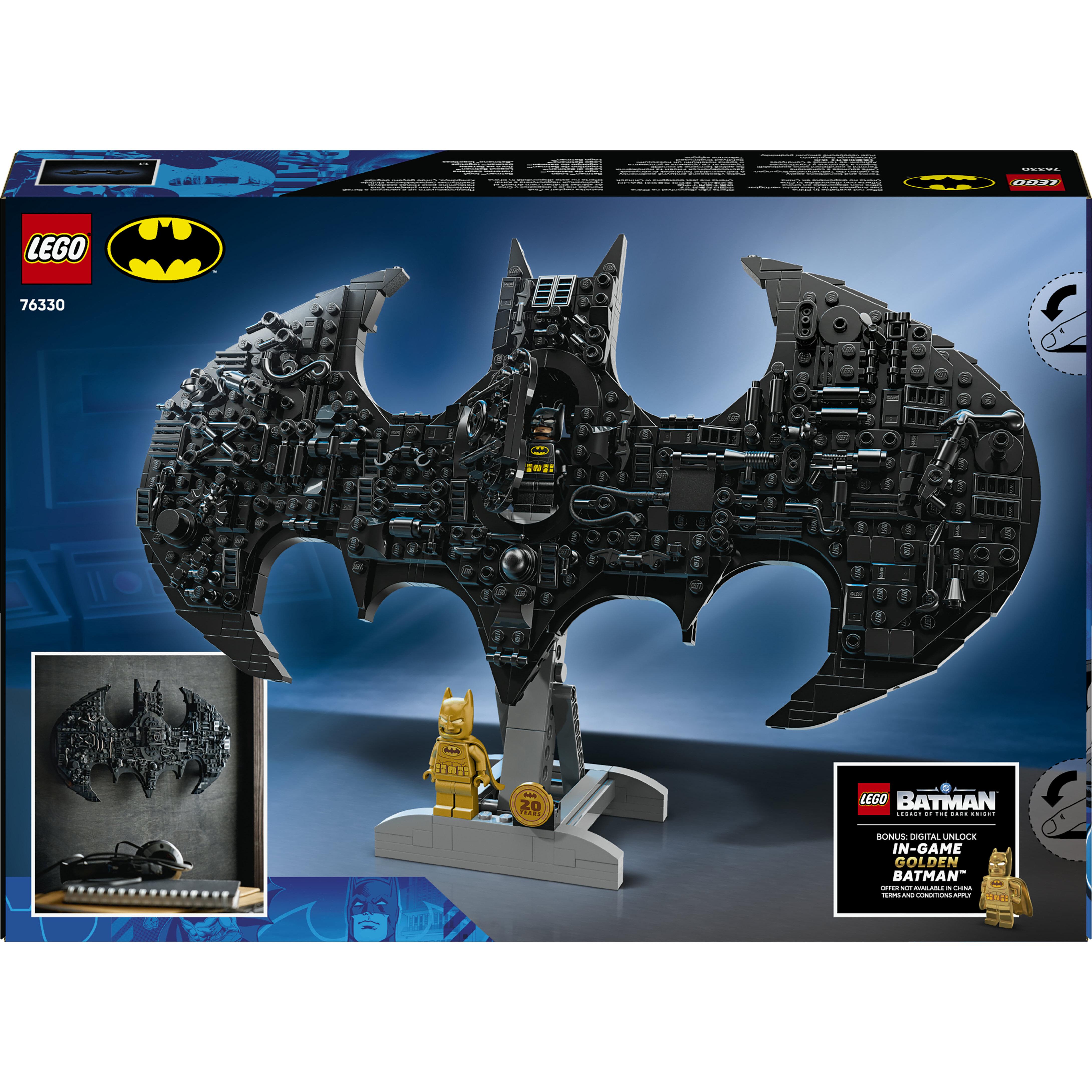 Voir la diapositive 8 : LEGO DC Batman 76330 Logo de Batman - Jeu de Construction pour Garçon ou Fille dès 12 ans